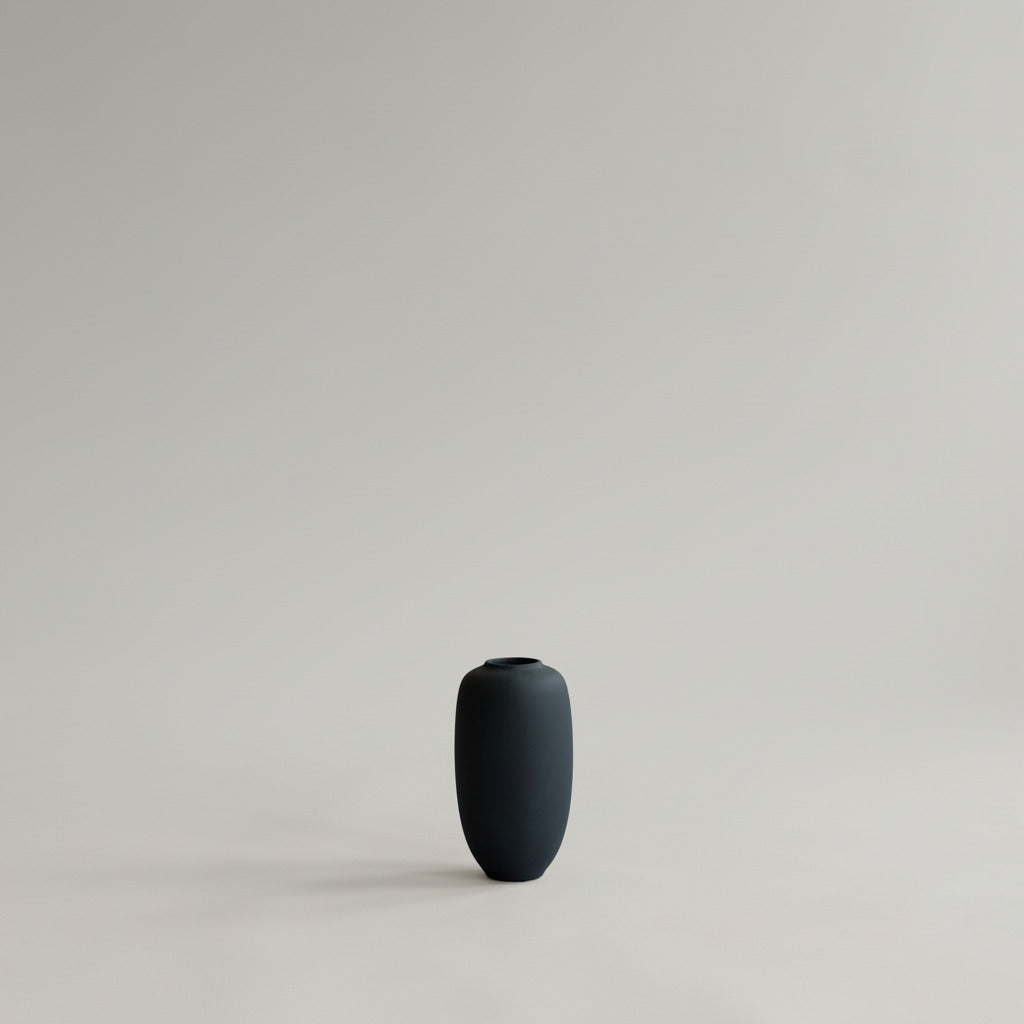 Sunao Vase Slim, Petit - Black