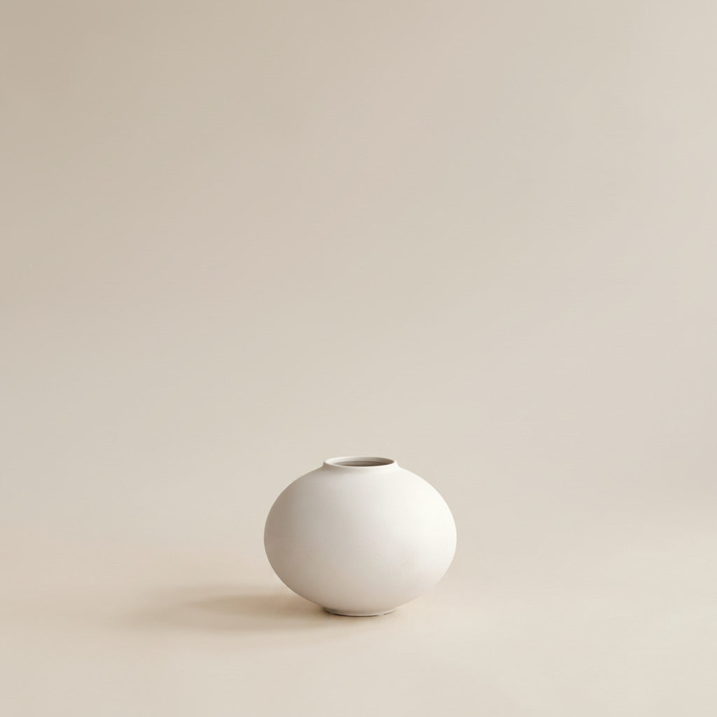 Sunao Vase Fat, Mini - Birch