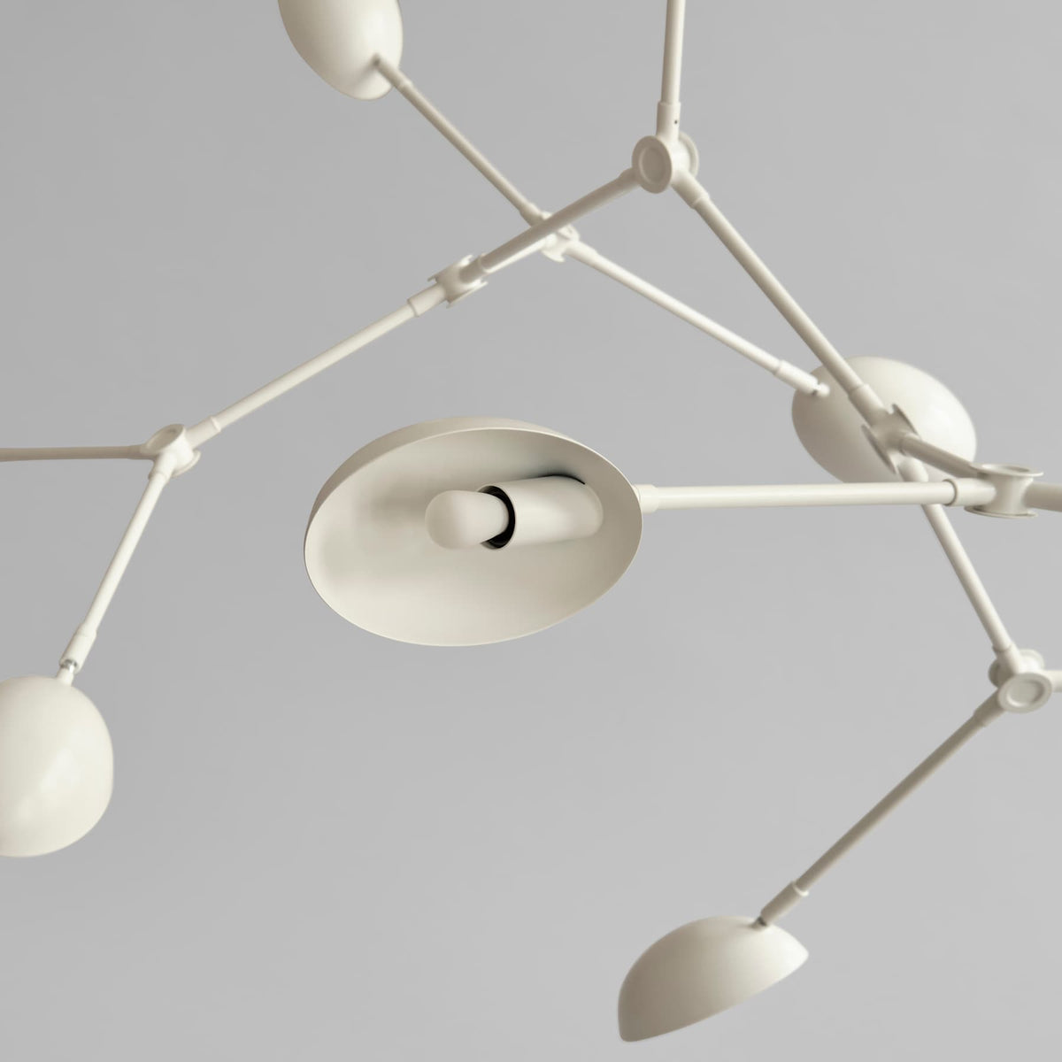 Drop Chandelier - White