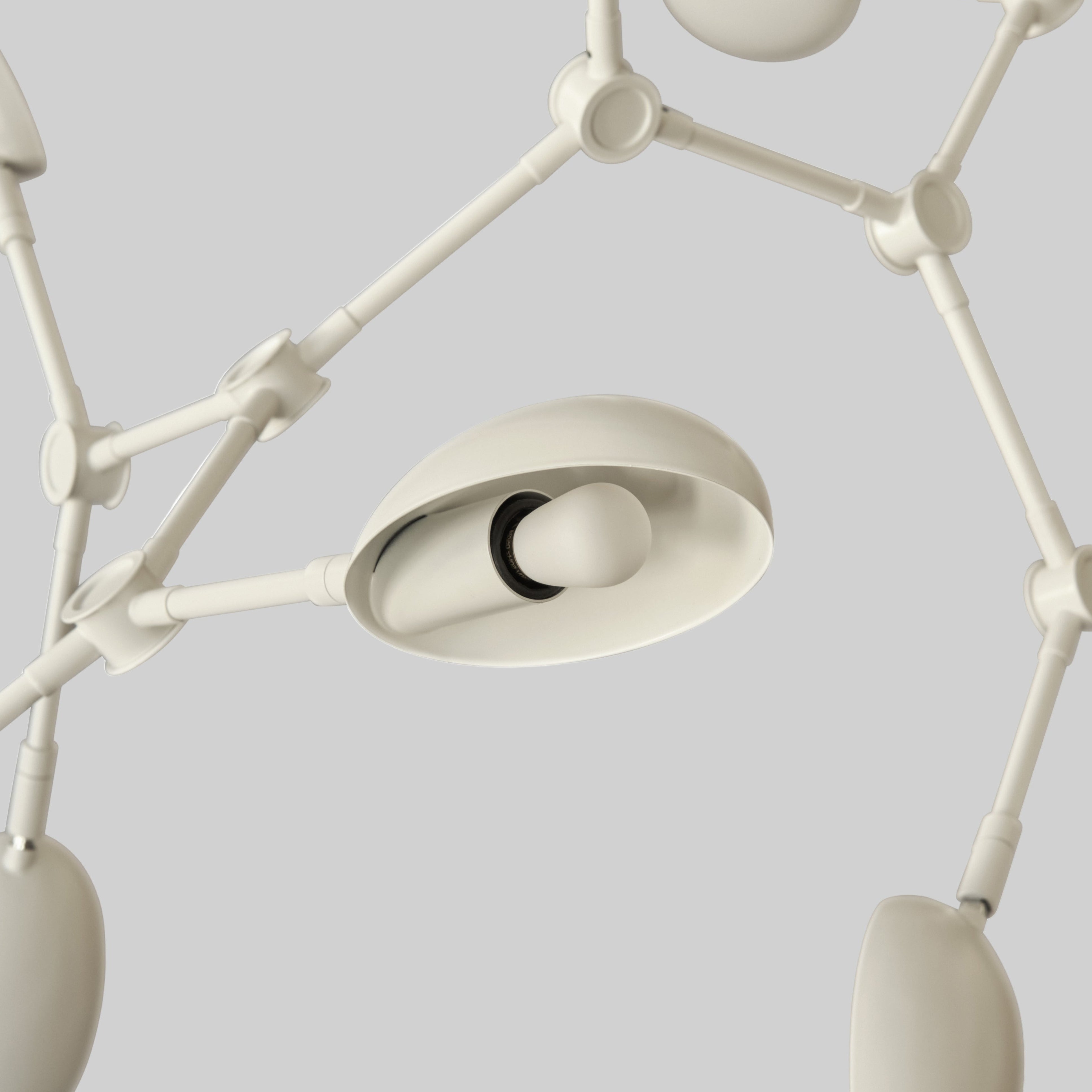 Drop Chandelier, Mini - White, UL