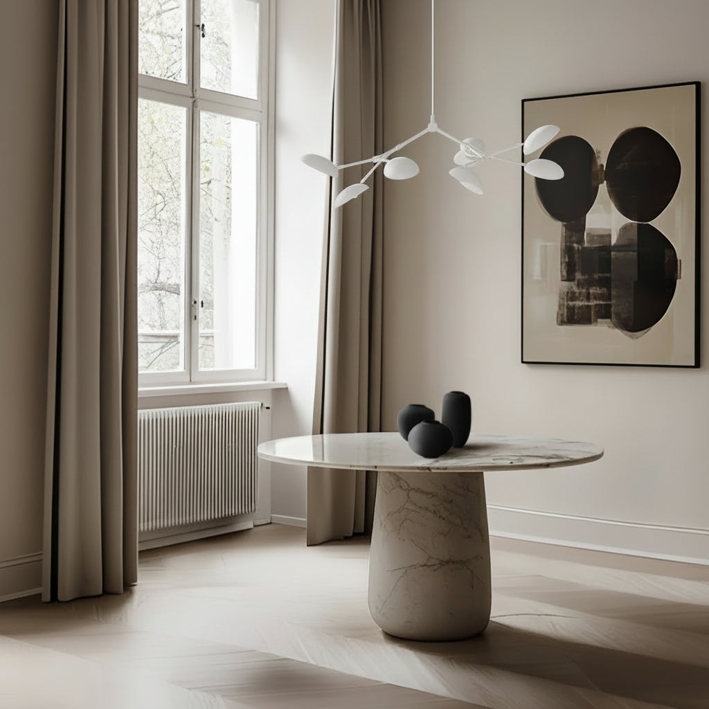 Drop Chandelier, Mini - White, UL