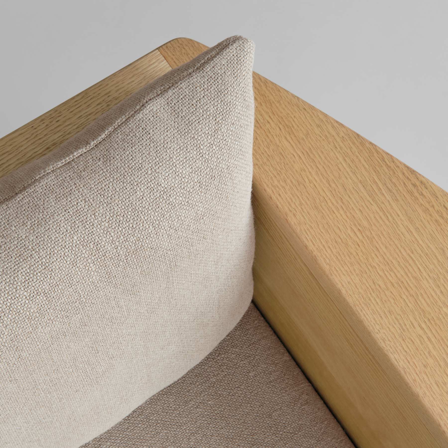 Makura Pillow / Back Cushion - Sand Linen