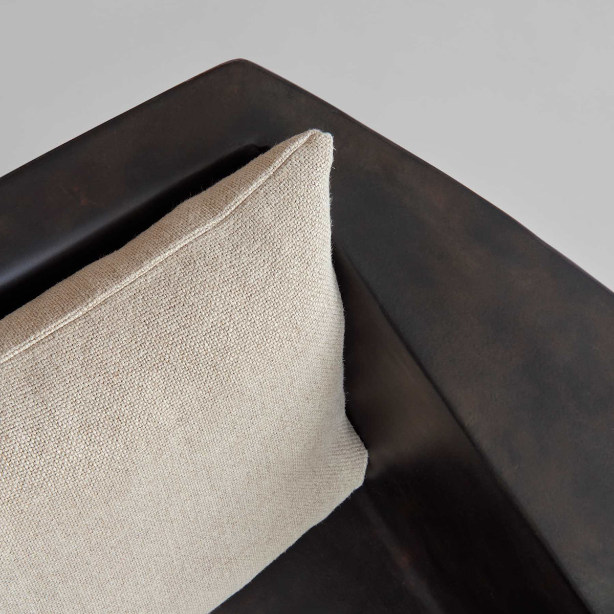 Makura Pillow / Back Cushion - Sand Linen