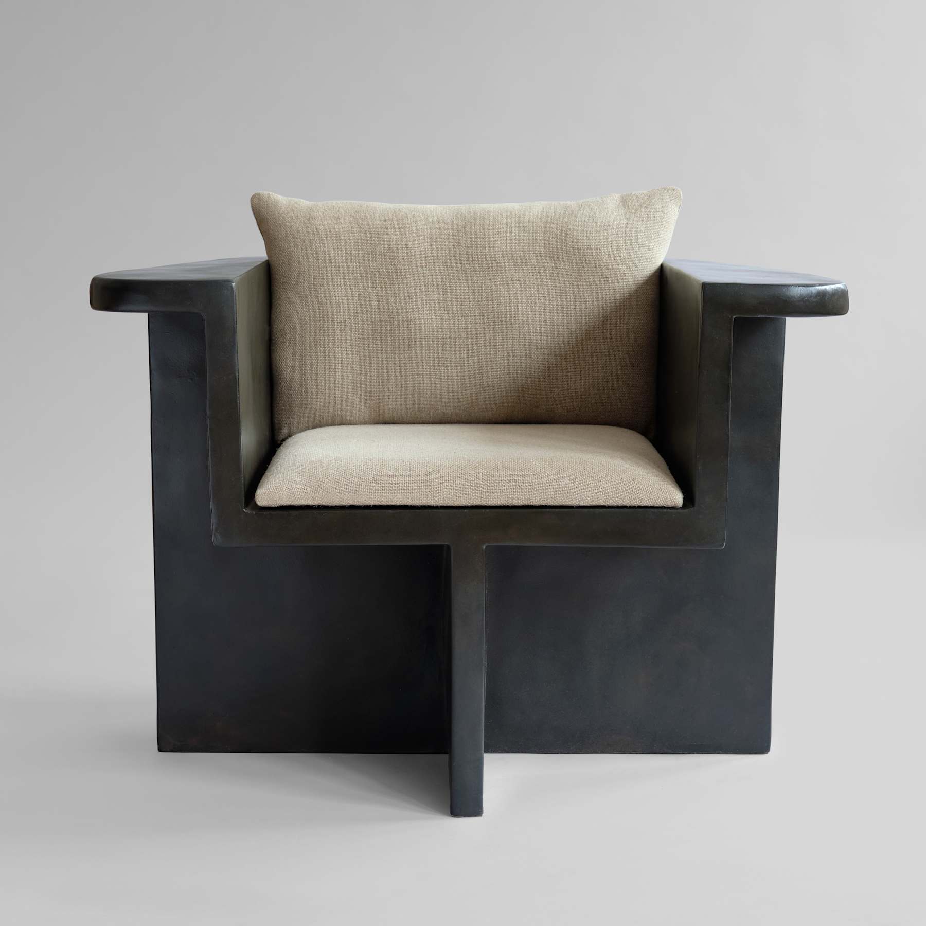 Makura Pillow / Back Cushion - Sand Linen