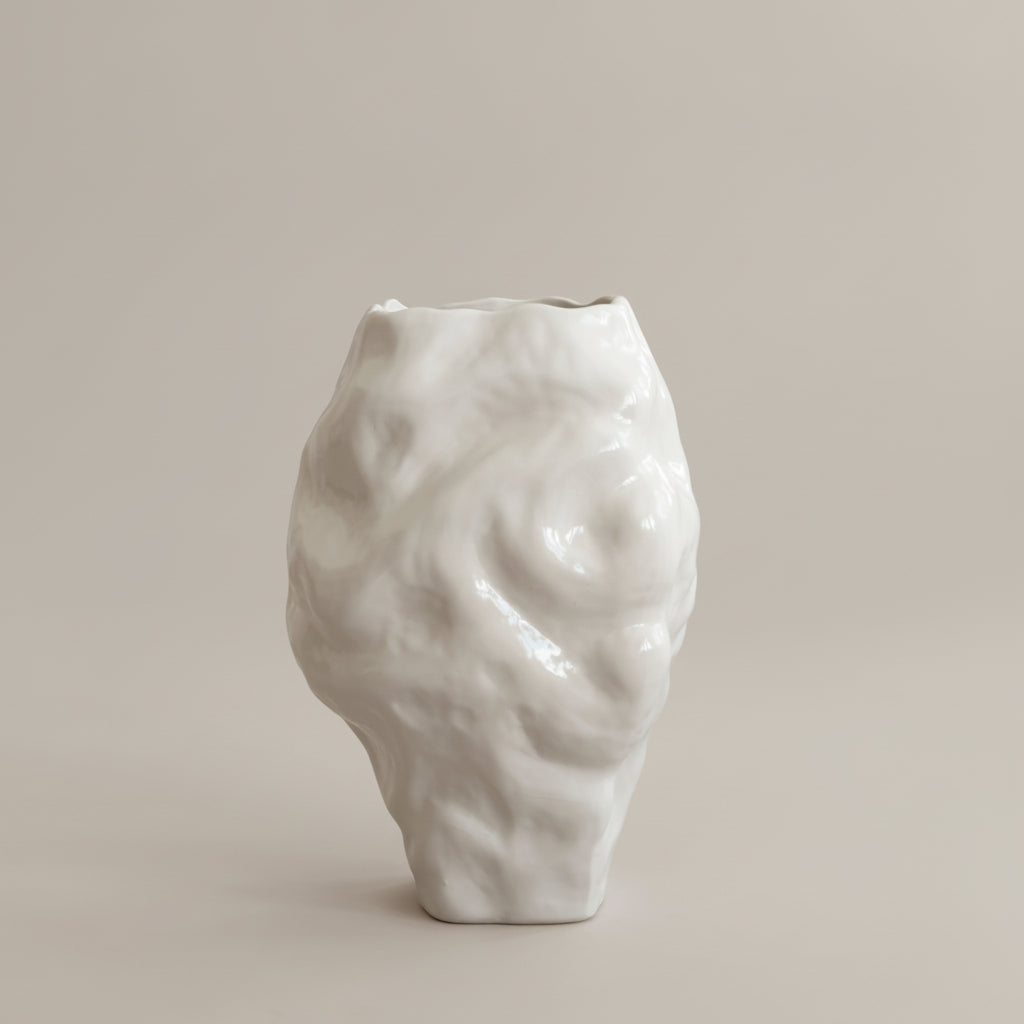 Katachi Vase, Big - High Glaze Birch
