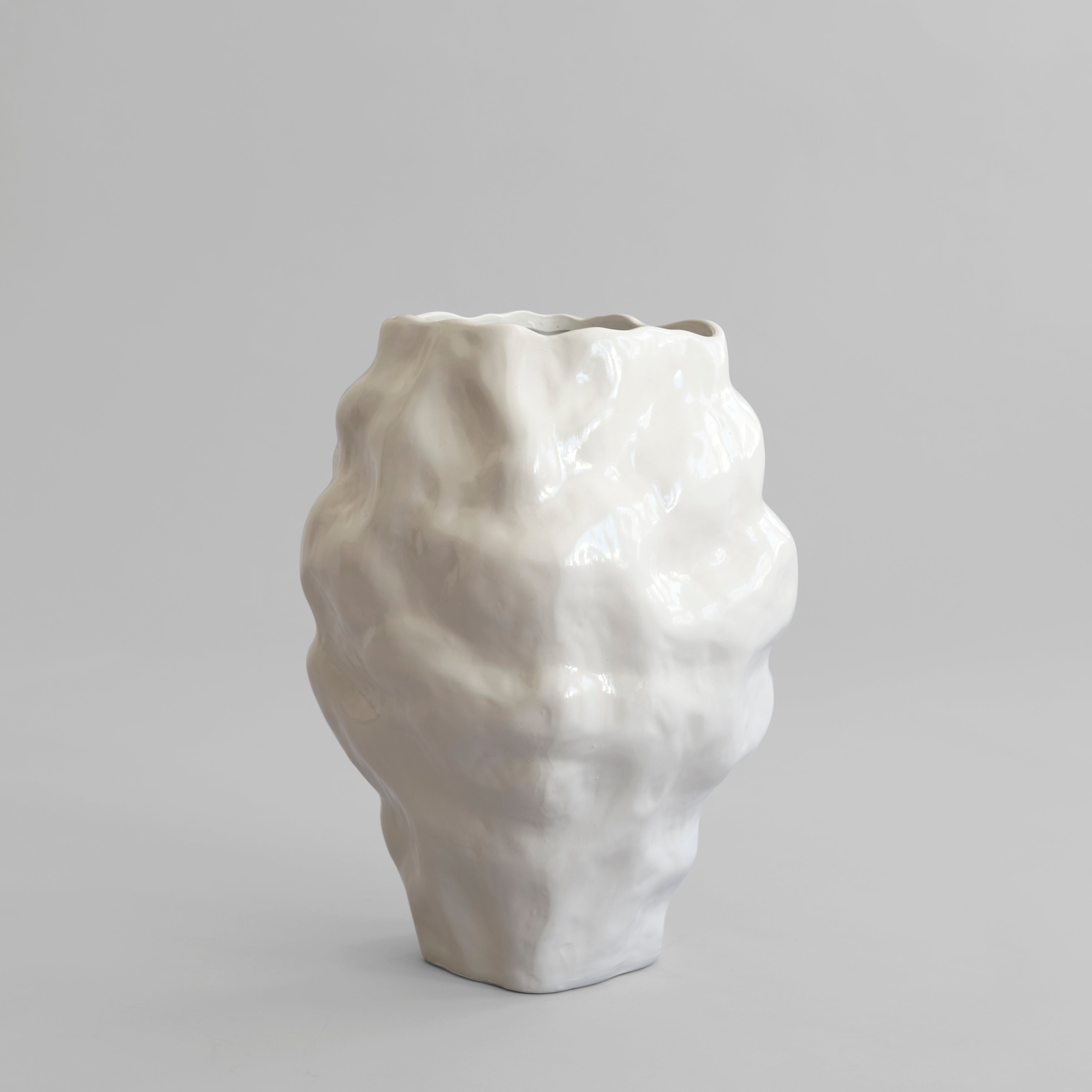 Katachi Vase, Big - High Glaze Birch*