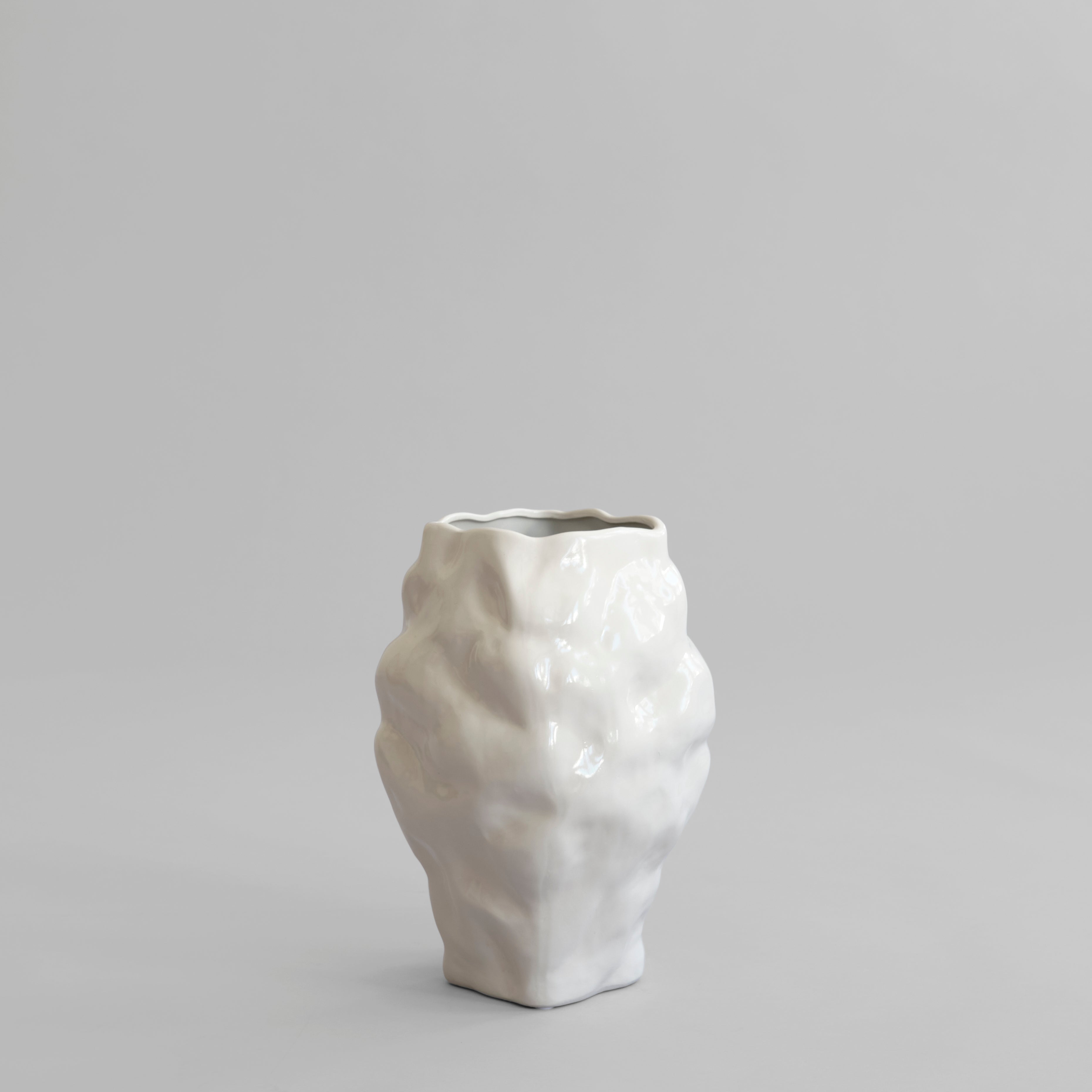Katachi Vase, Medio - High Glaze Birch*