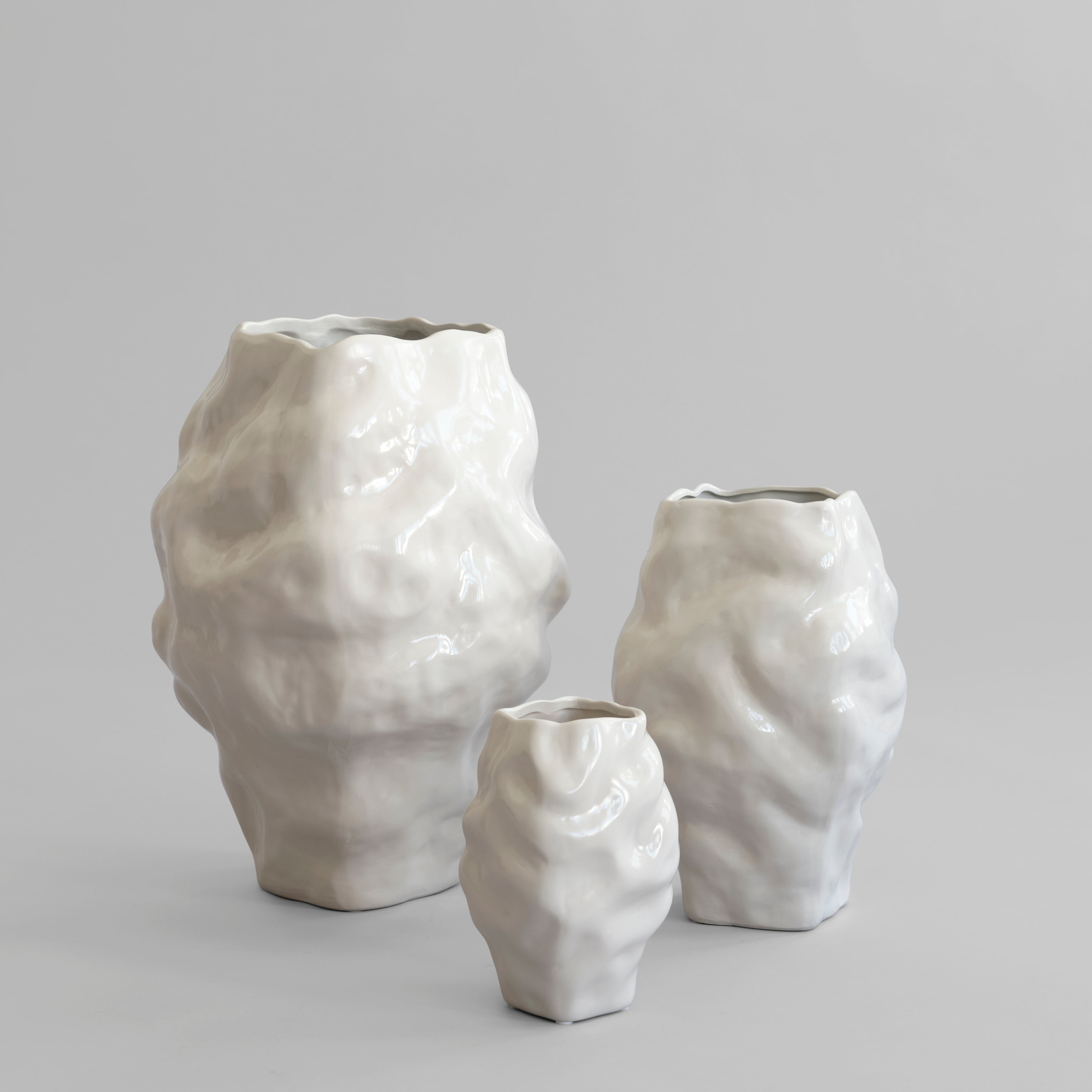 Katachi Vase, Medio - High Glaze Birch*