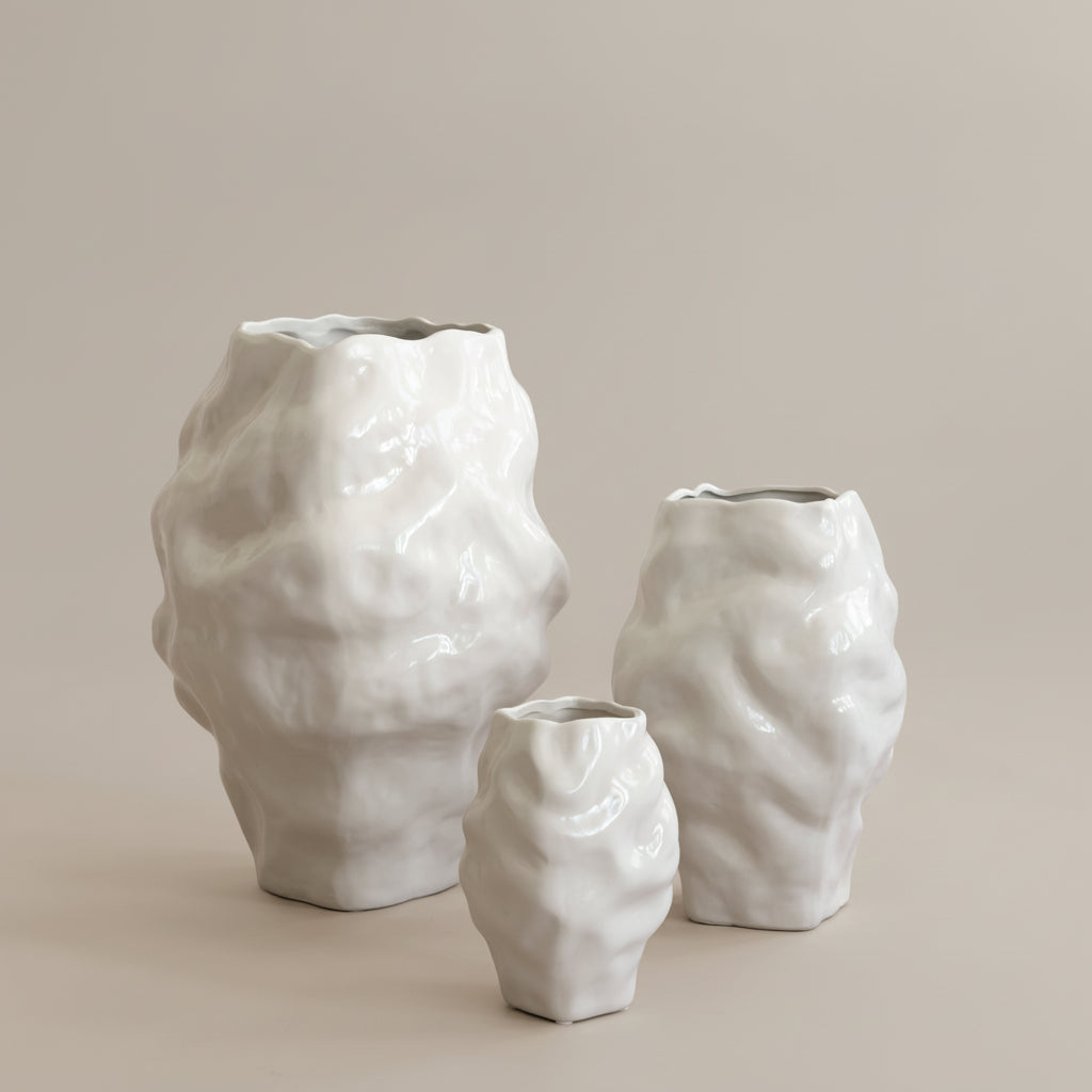 Katachi Vase, Medio - High Glaze Birch