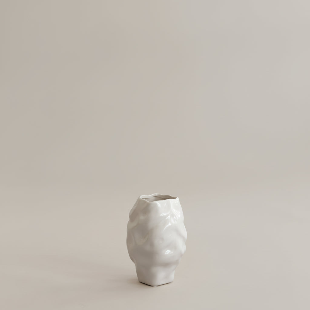 Katachi Vase, Mini - High Glaze Birch