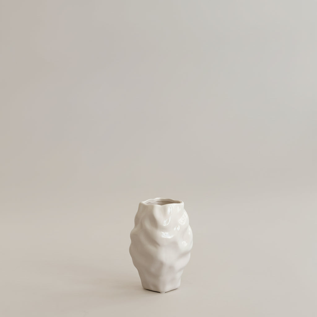 Katachi Vase, Mini - High Glaze Birch