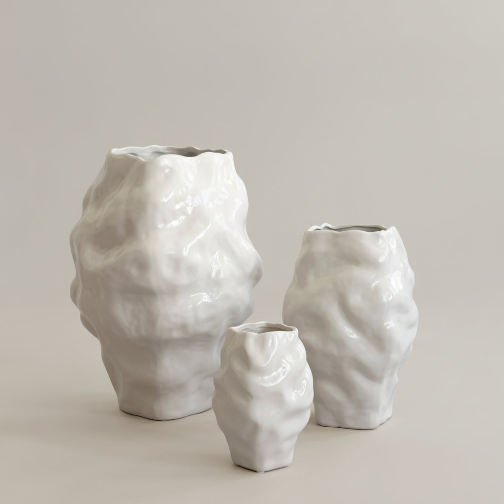 Katachi Vase, Mini - High Glaze Birch