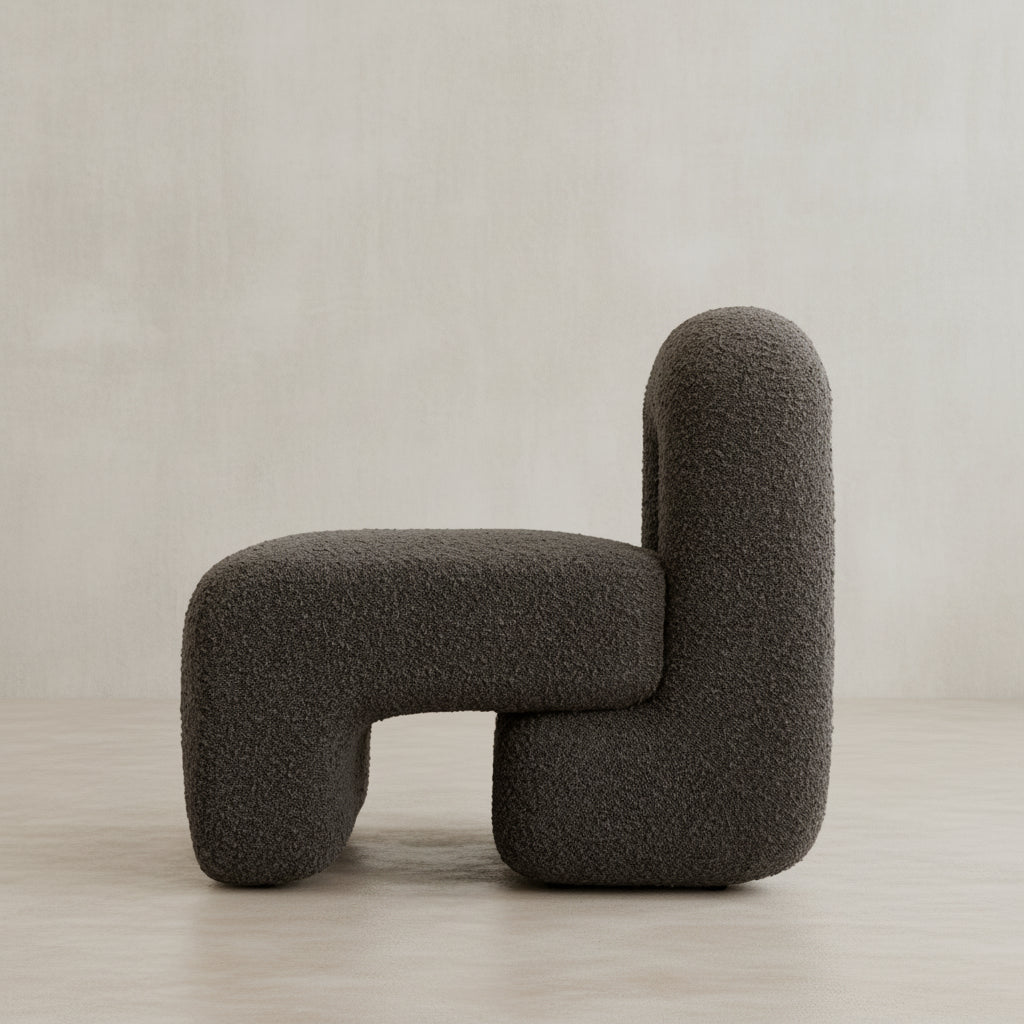 Daiku Lounge Chair - Deep Taupe