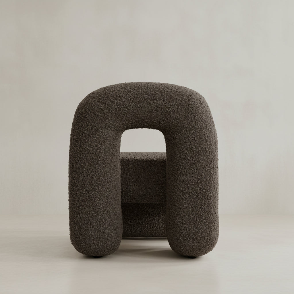 Daiku Lounge Chair - Deep Taupe