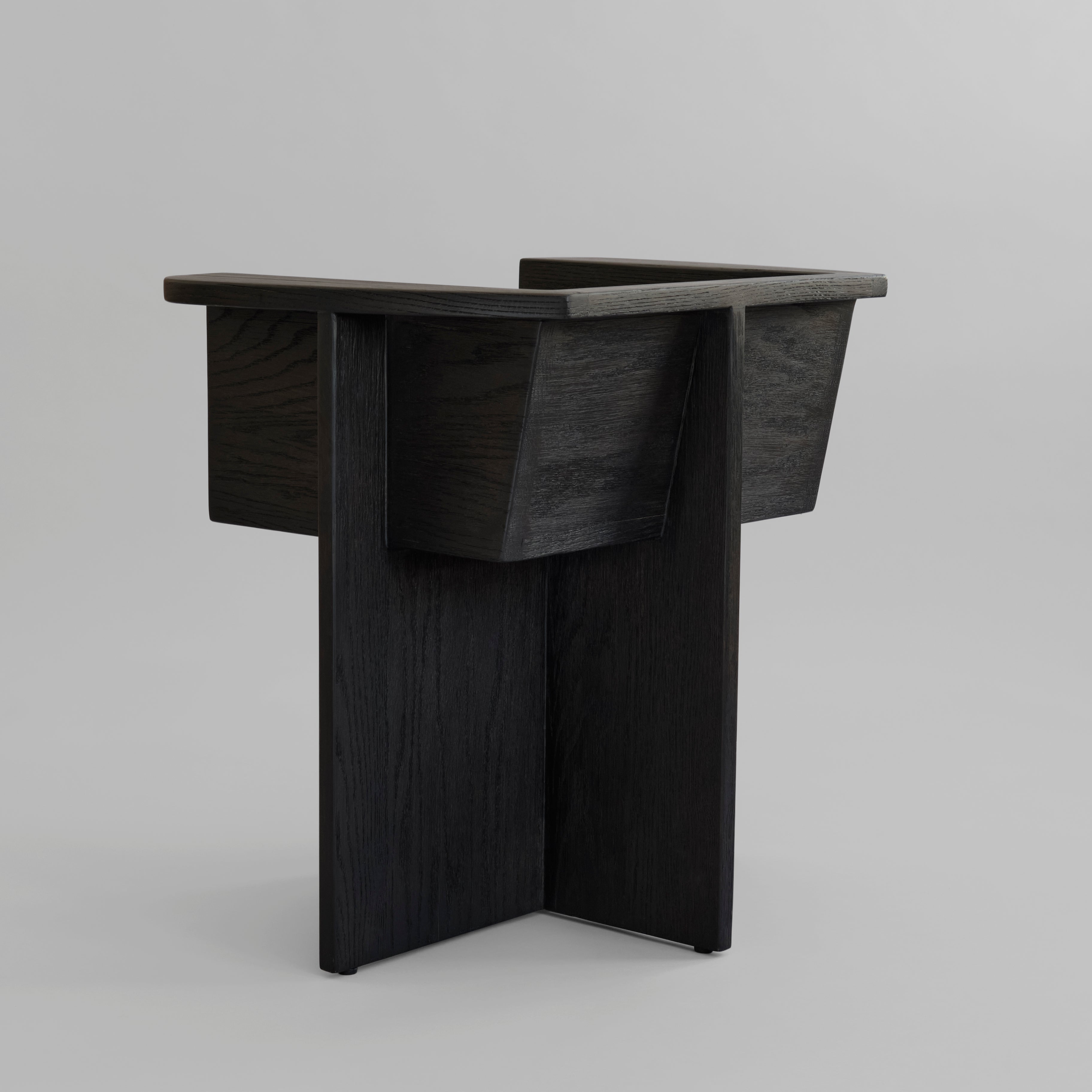 Brutus Dining Chair - Coffee Black Oak