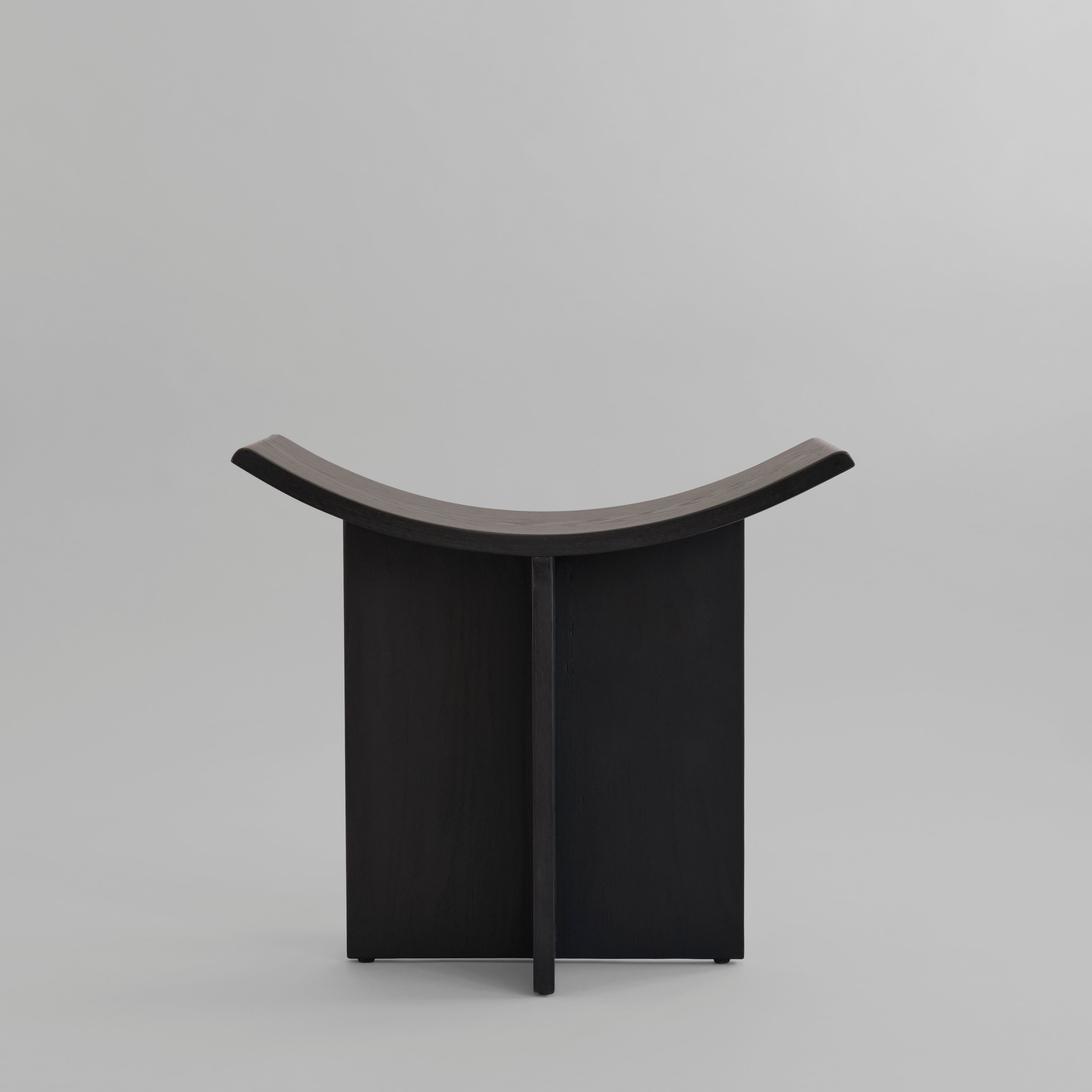 Brutus Stool - Coffee Black Oak
