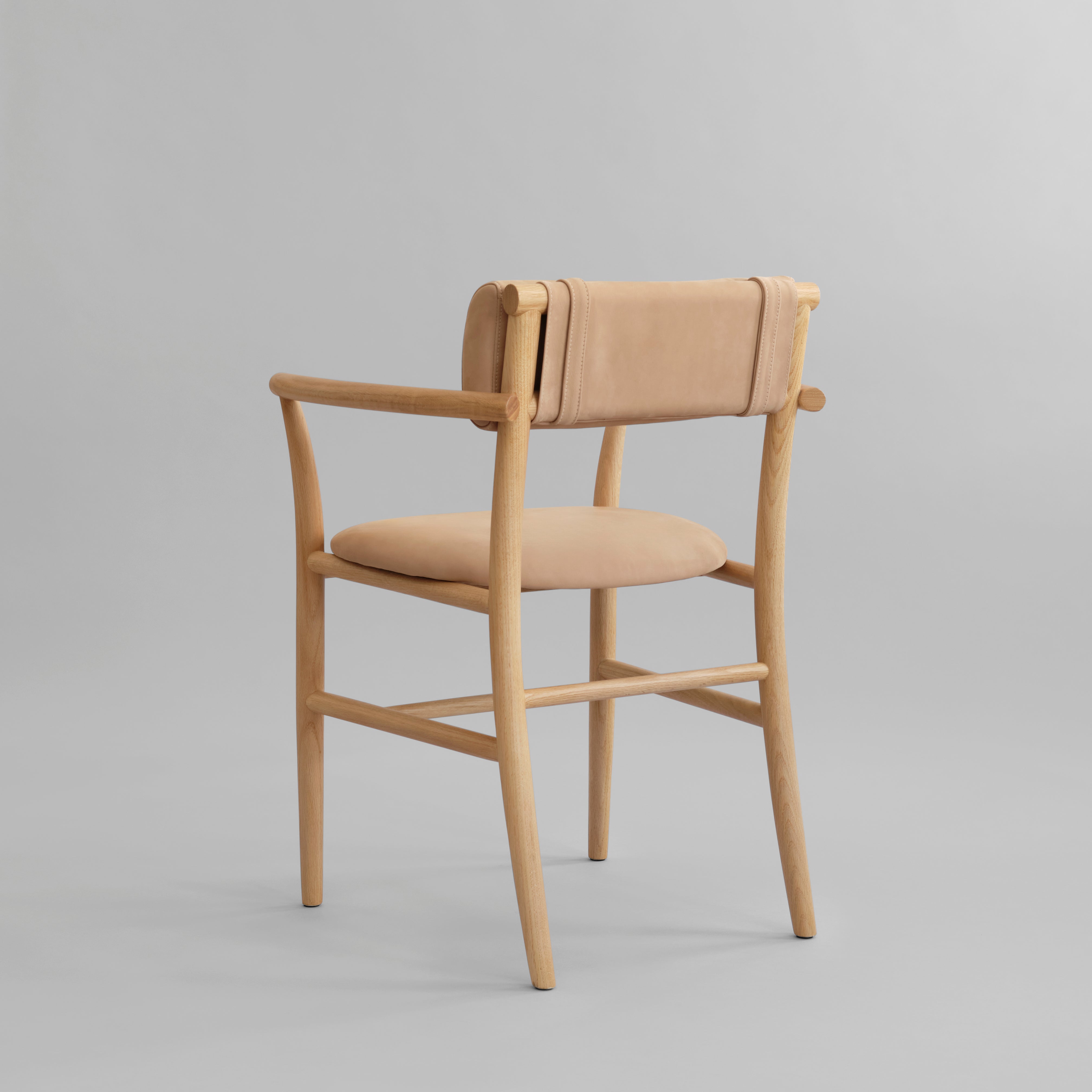 Nama Dining Chair, Armrest - Nubuck *Pre-order