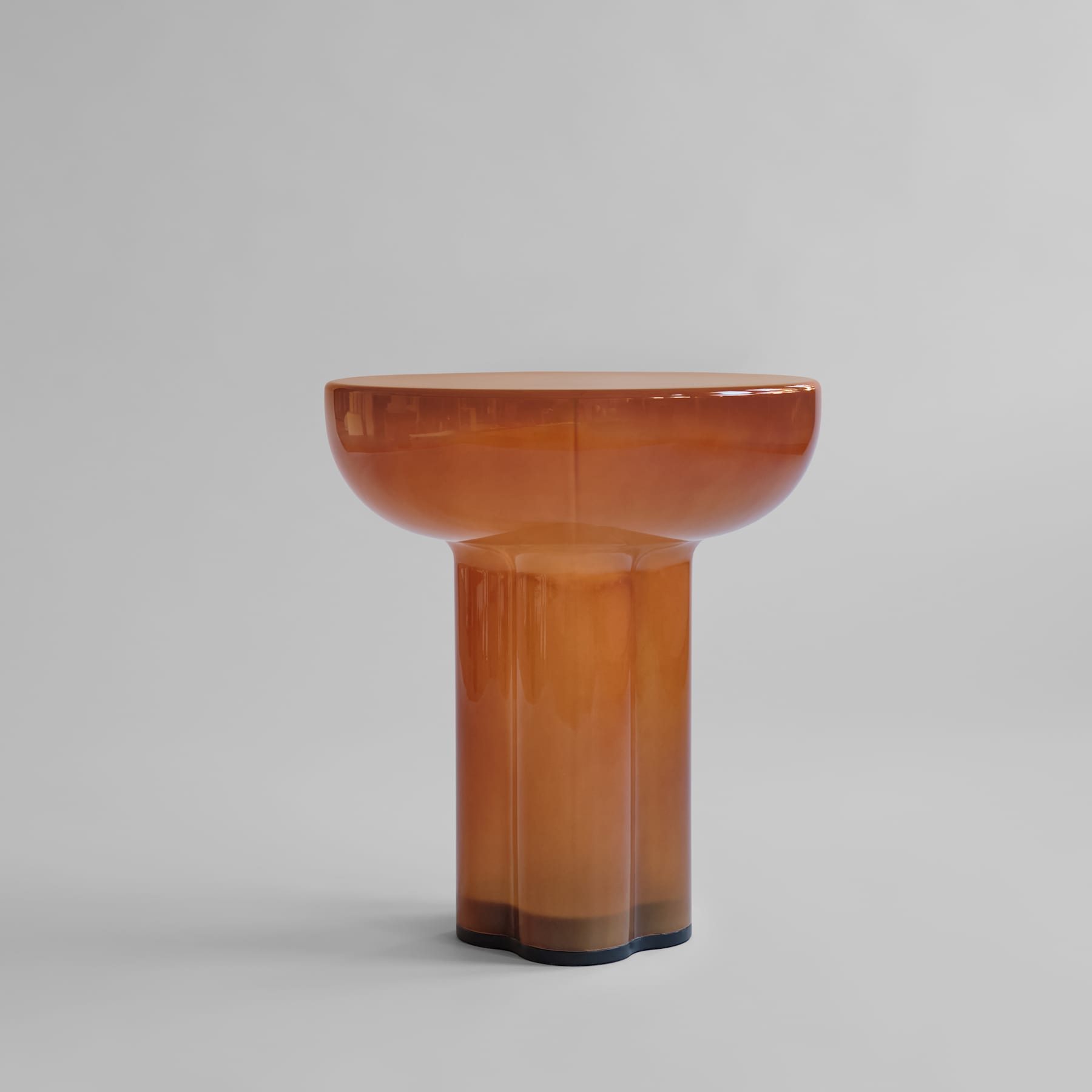 Crown Table Glass, Tall - Caramel *Pre-order