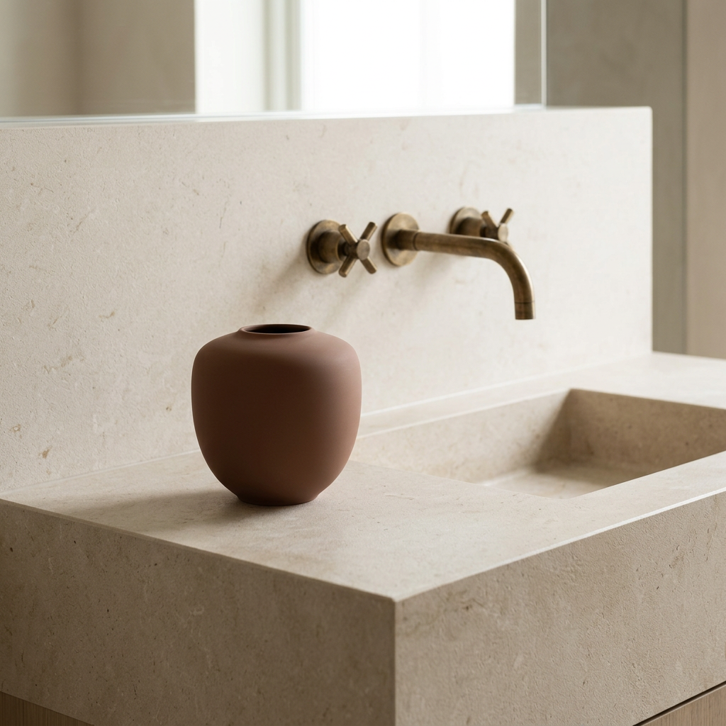 Sunao Vase, Mini - Almond