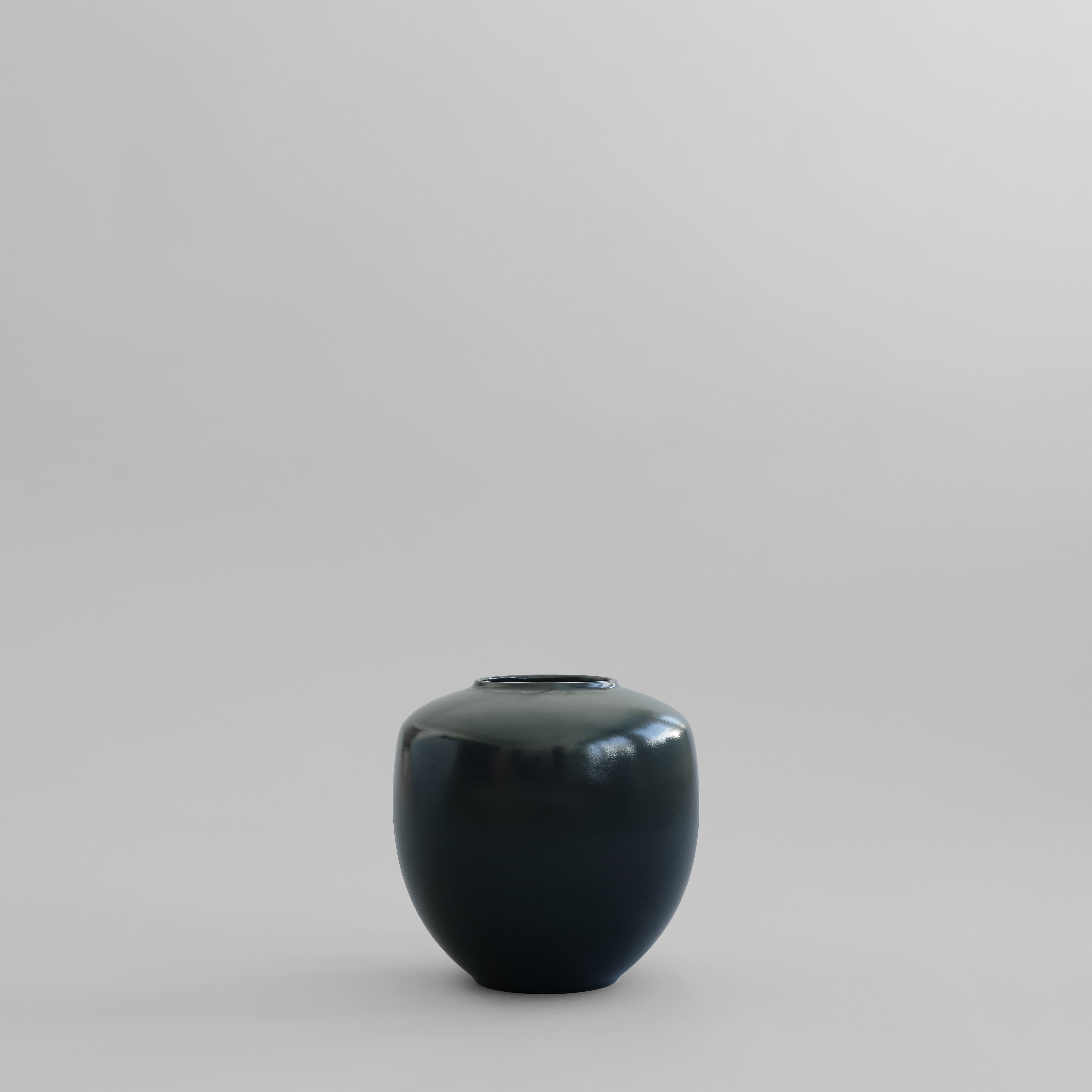 Sunao Vase, Medio - Dark Green