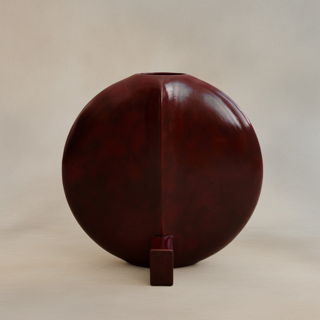 Guggenheim Vase, Big - Maroon