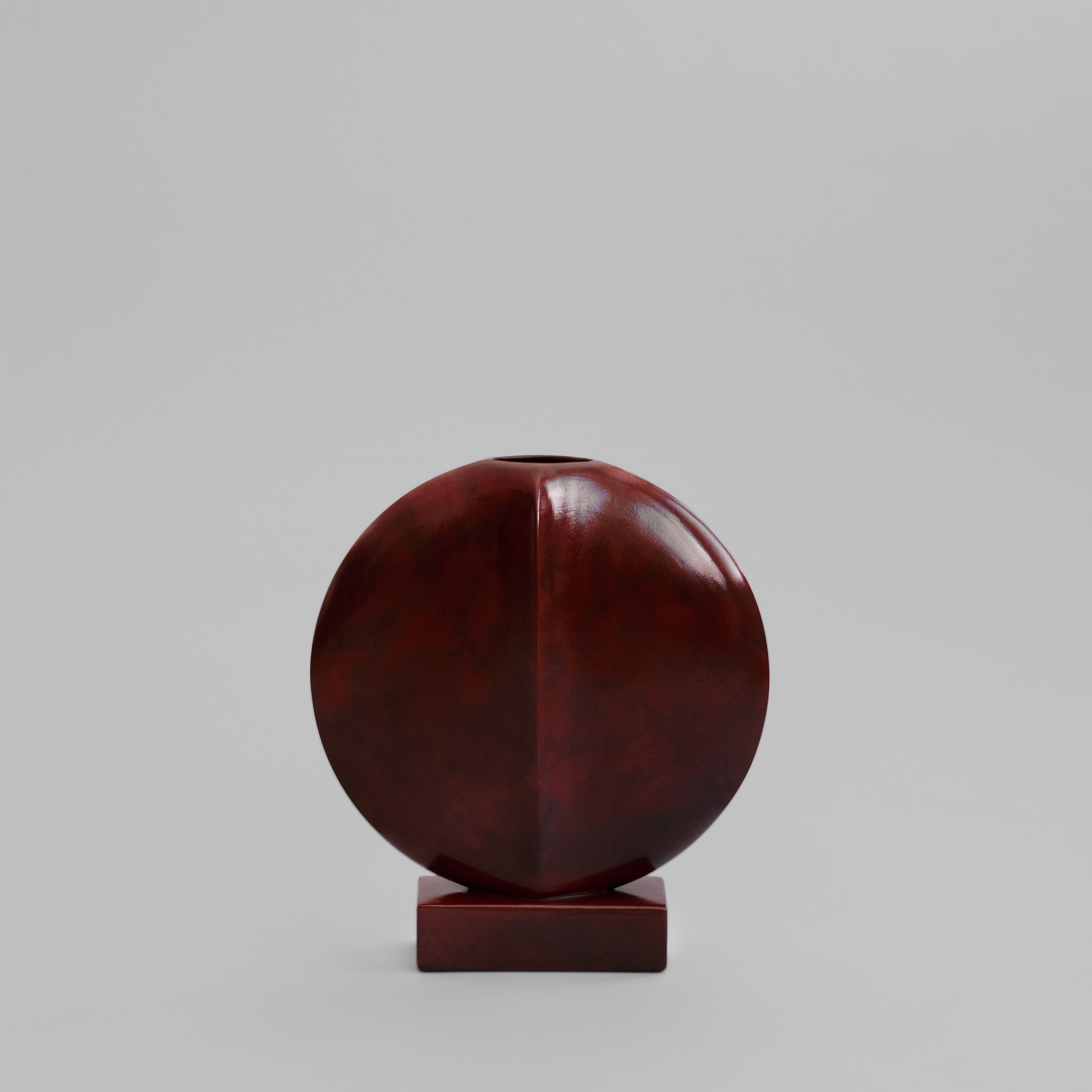 Guggenheim Vase, Mini - Maroon