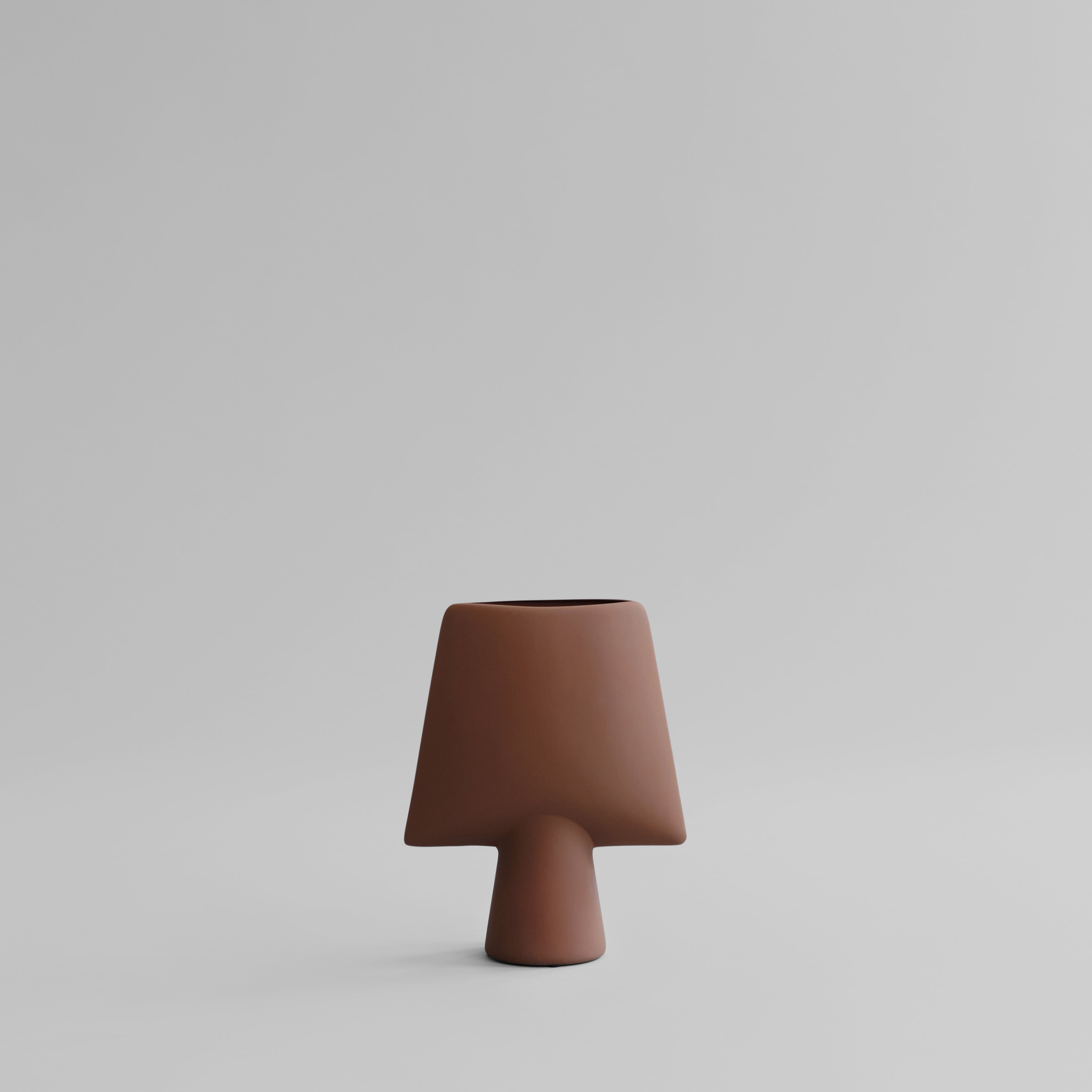 Sphere Vase Square, Mini Ð Almond