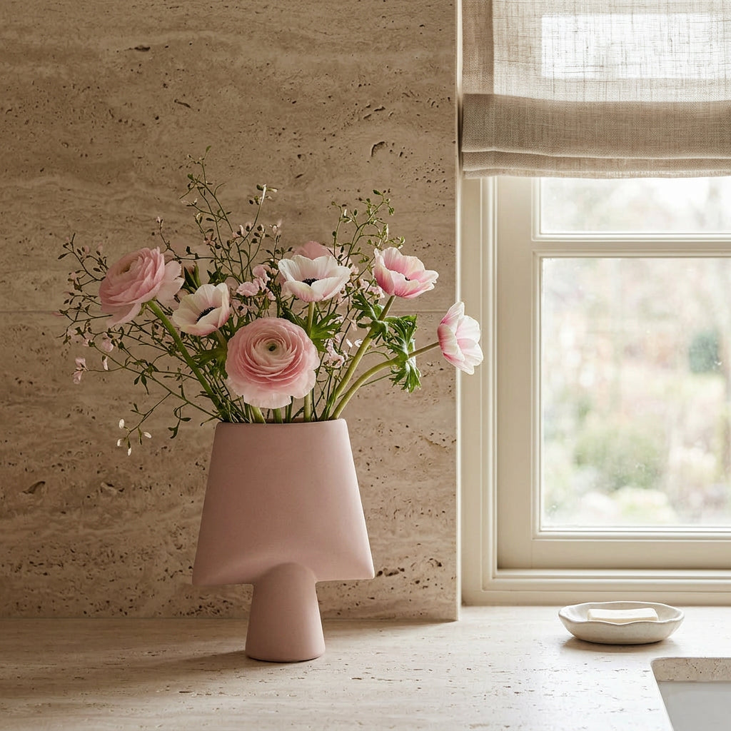 Sphere Vase Square, Mini - Rose