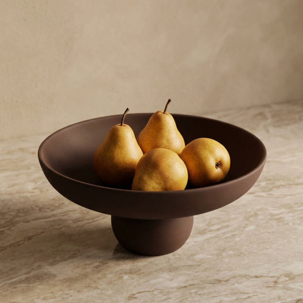 Baburu Bowl, Big - Chocolate Brown
