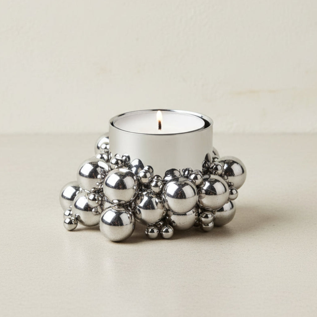 MOLEKYL tealight, chrome