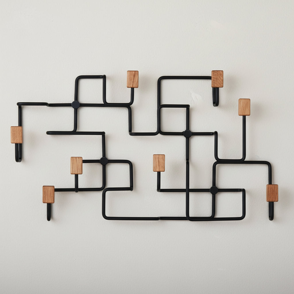 UNDERGROUND coat rack oak black *Special Order