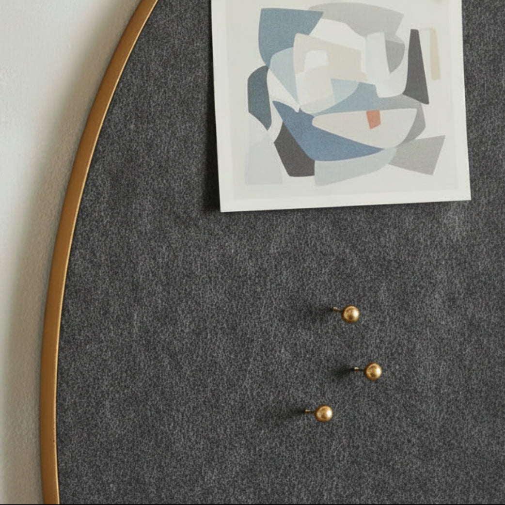 RETELL pinboard - black brass