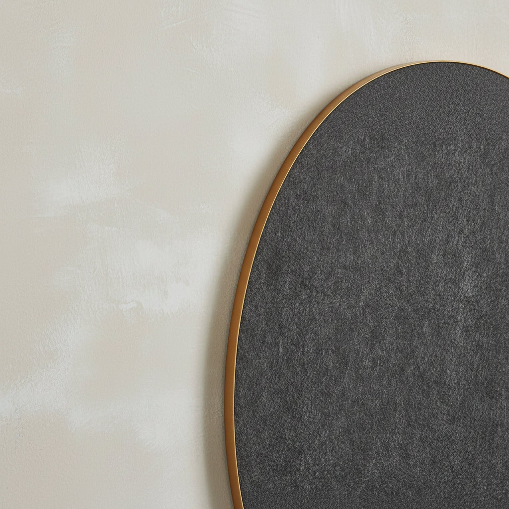 RETELL pinboard - black brass