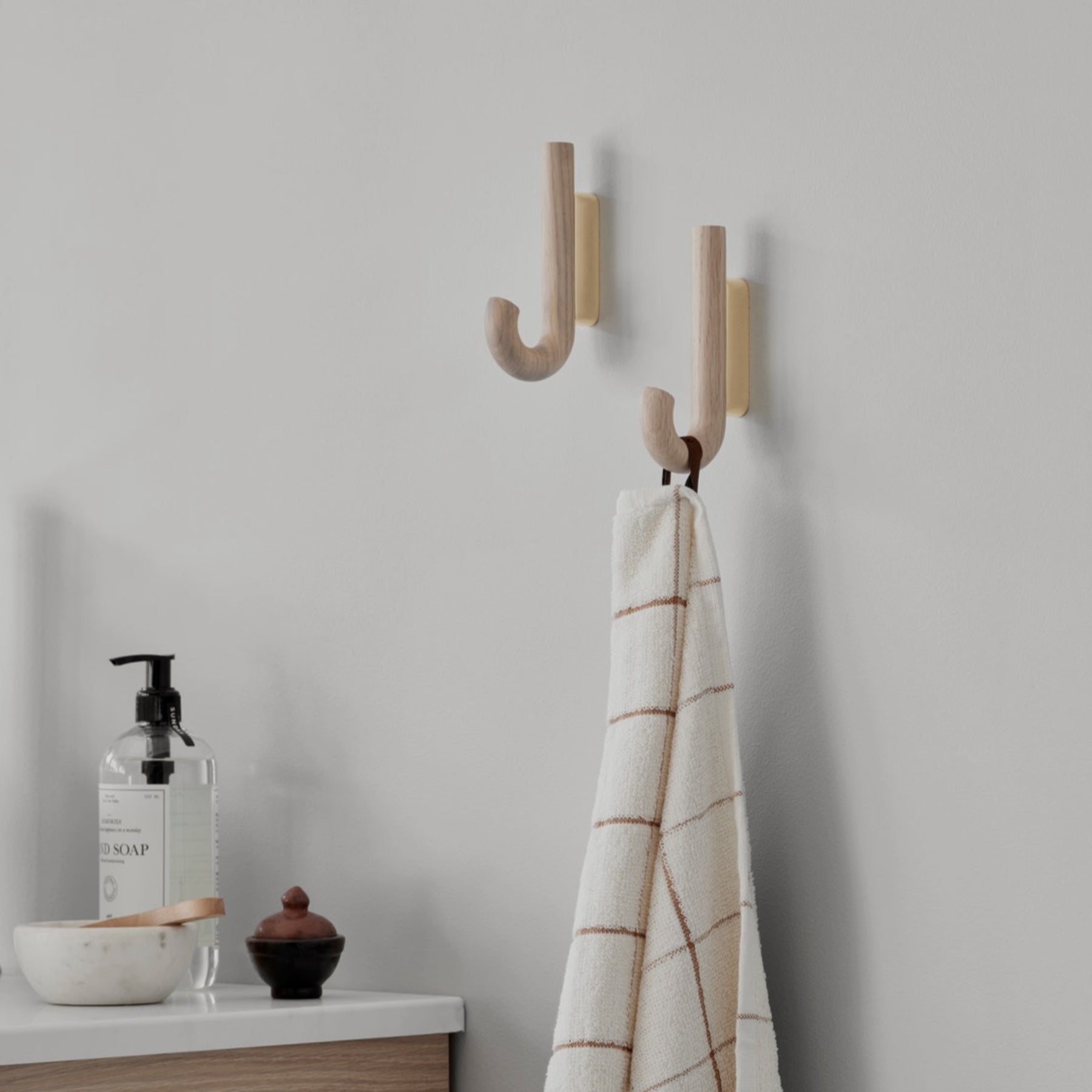 HOOK Mini, oak-brass