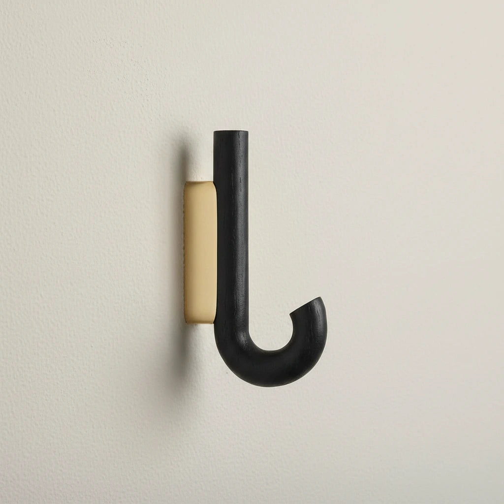 HOOK Mini, black oak-brass