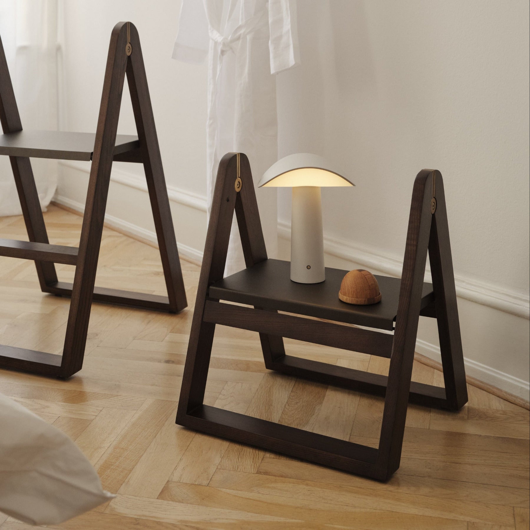 REECH Step Stool, Dark Ash