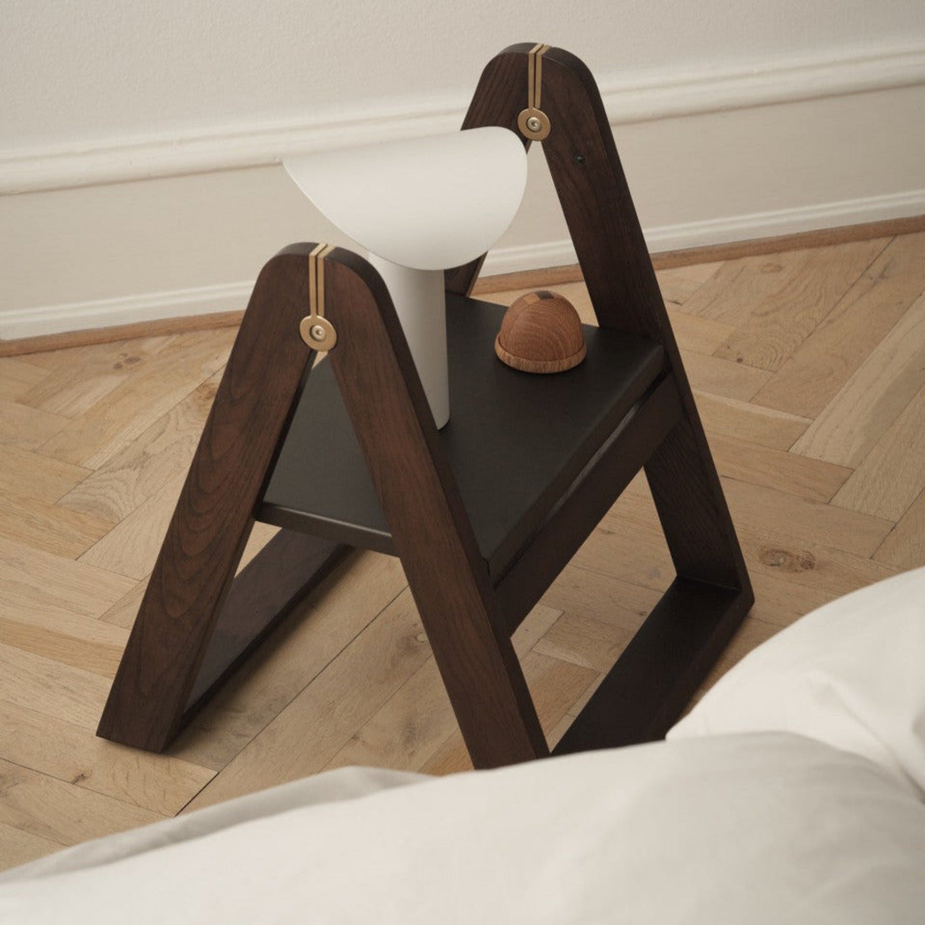 REECH Step Stool, Dark Ash