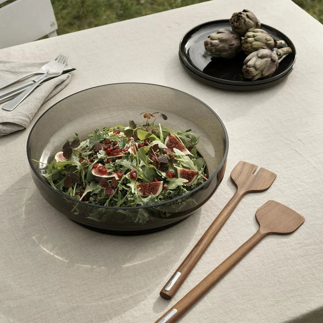 Theo plate, Black - set of 2