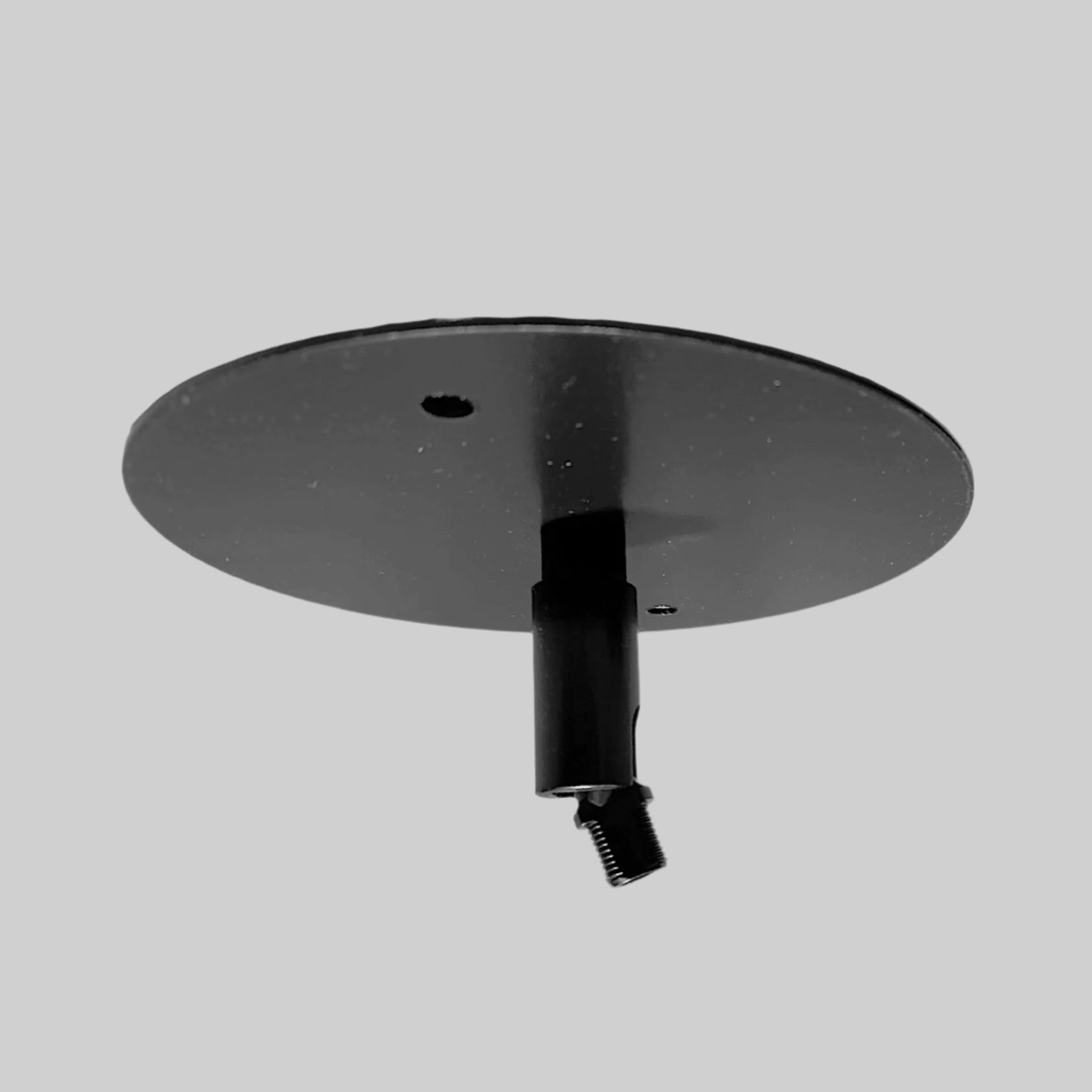 Ceiling Canopy - Angle for Chandeliers with Rods - Matte Black Finish