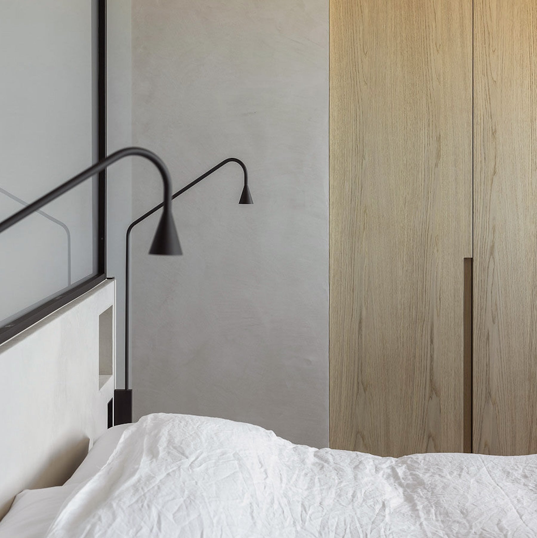 Austere Wall Lamp with Plug - 7 Finish Options*