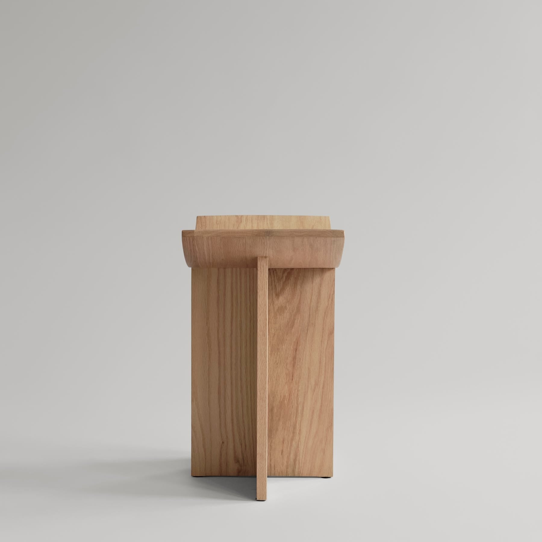 Brutus Stool - Natural Oak *Pre-order