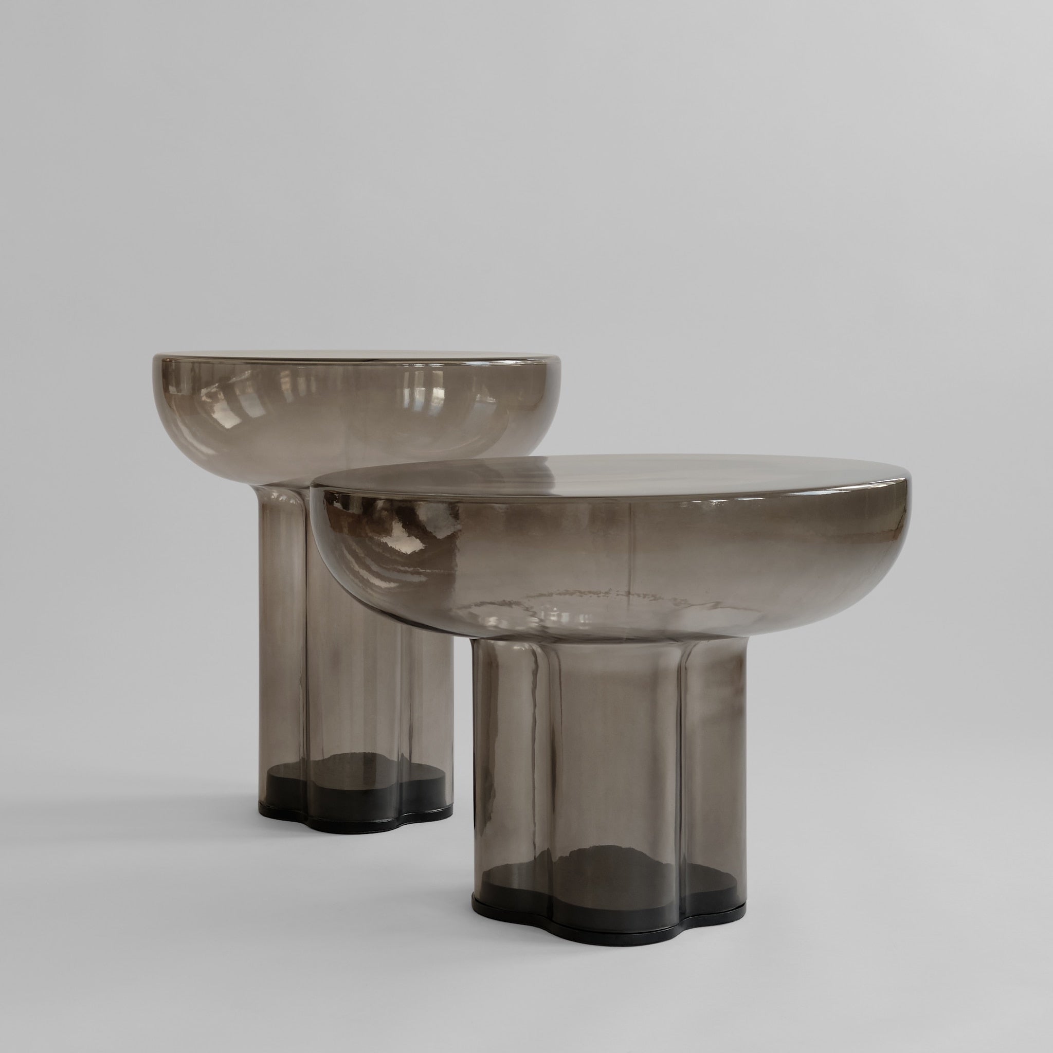 Crown Table Glass, Tall - Smoked Forest