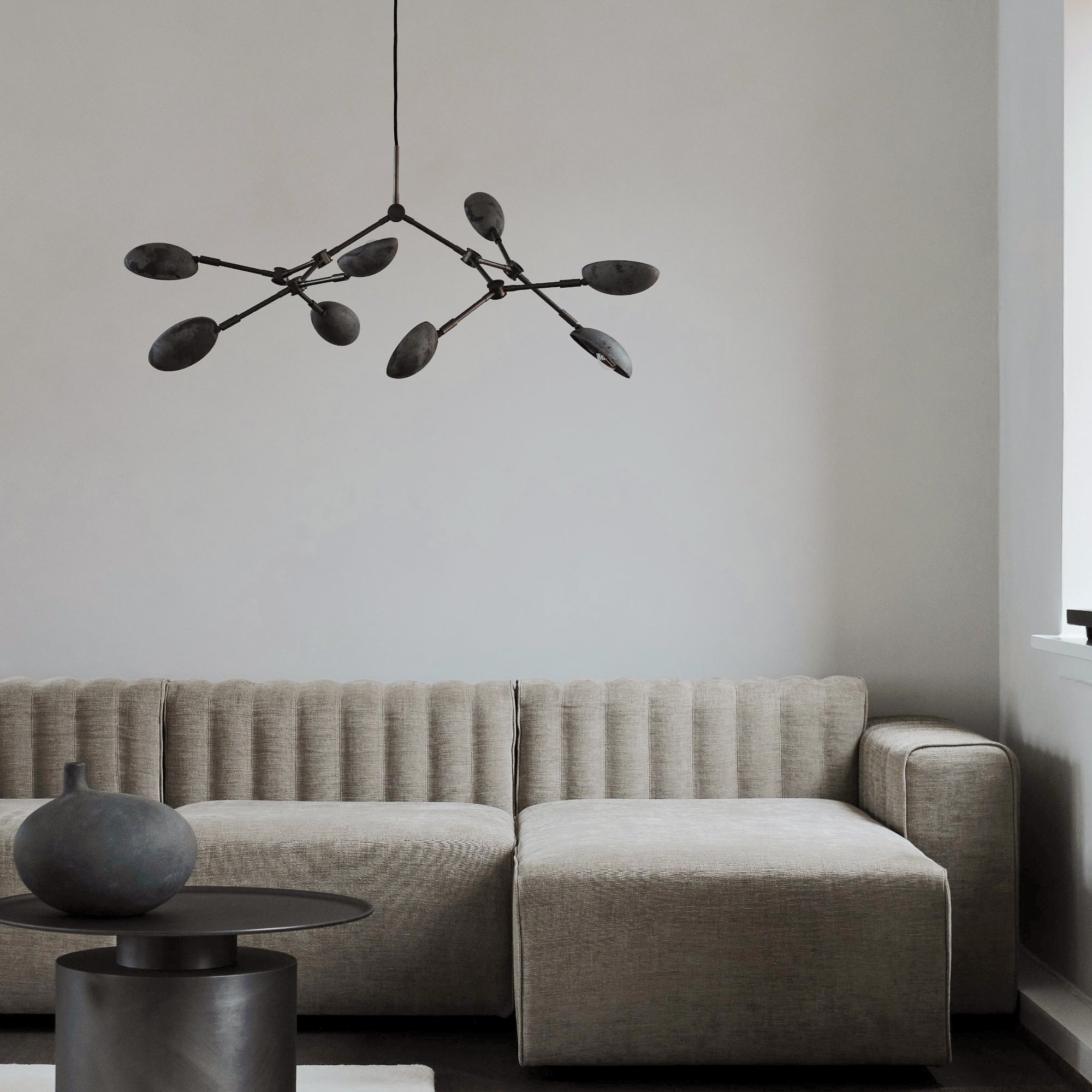 Drop Chandelier, Mini - Oxidized