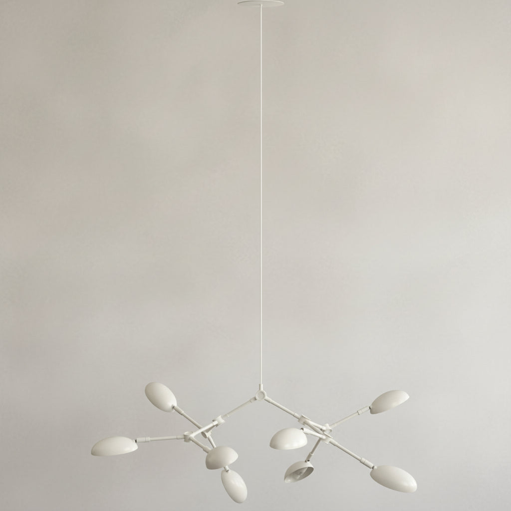 Drop Chandelier, Mini - White
