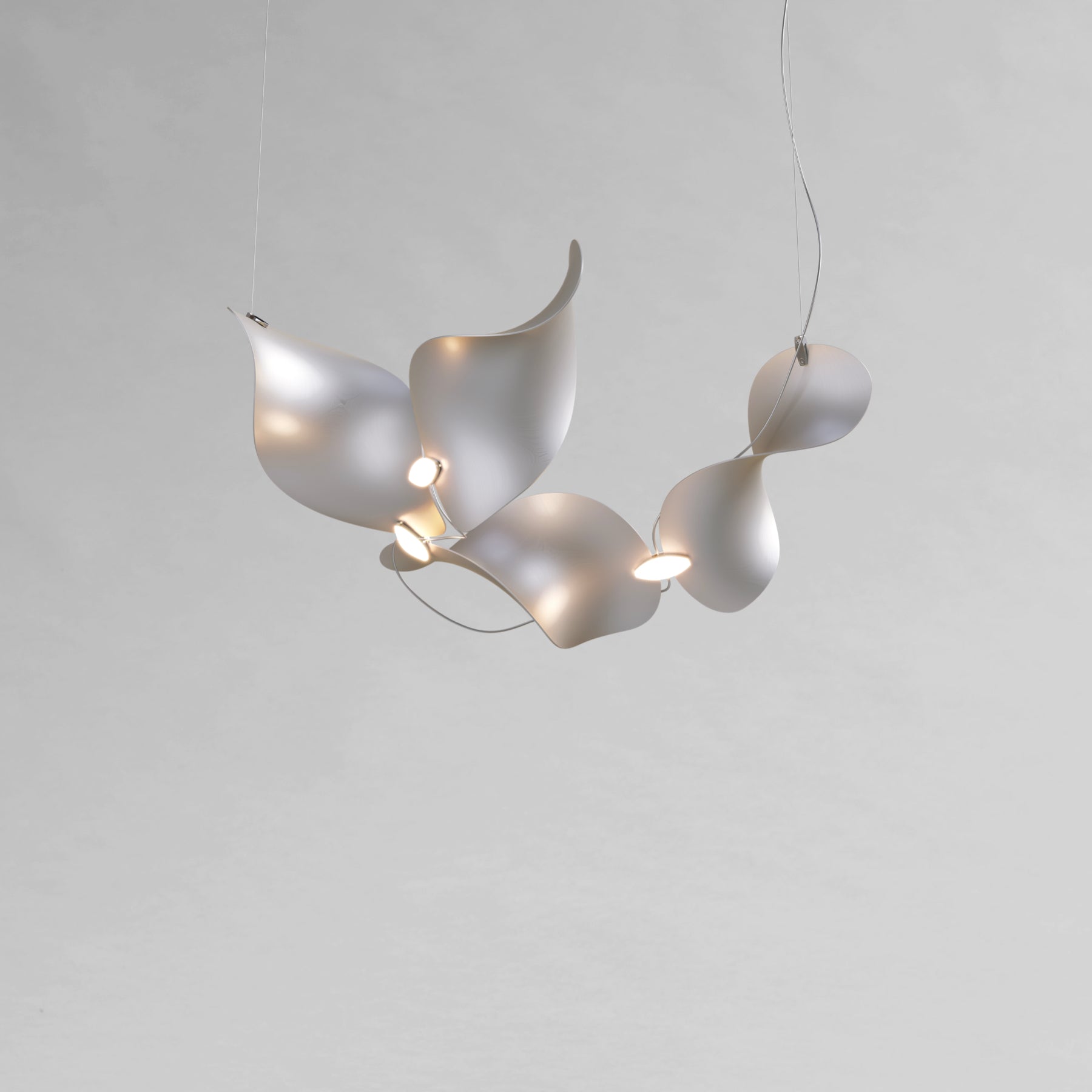 Dune 4 Curve Chandelier - 2 Finish Options*