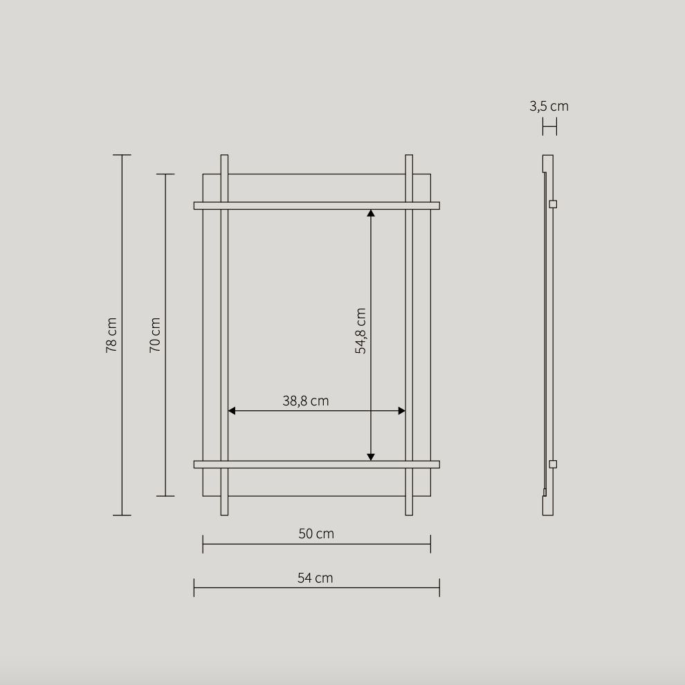 DAIKU Frame - Large A3, Oak