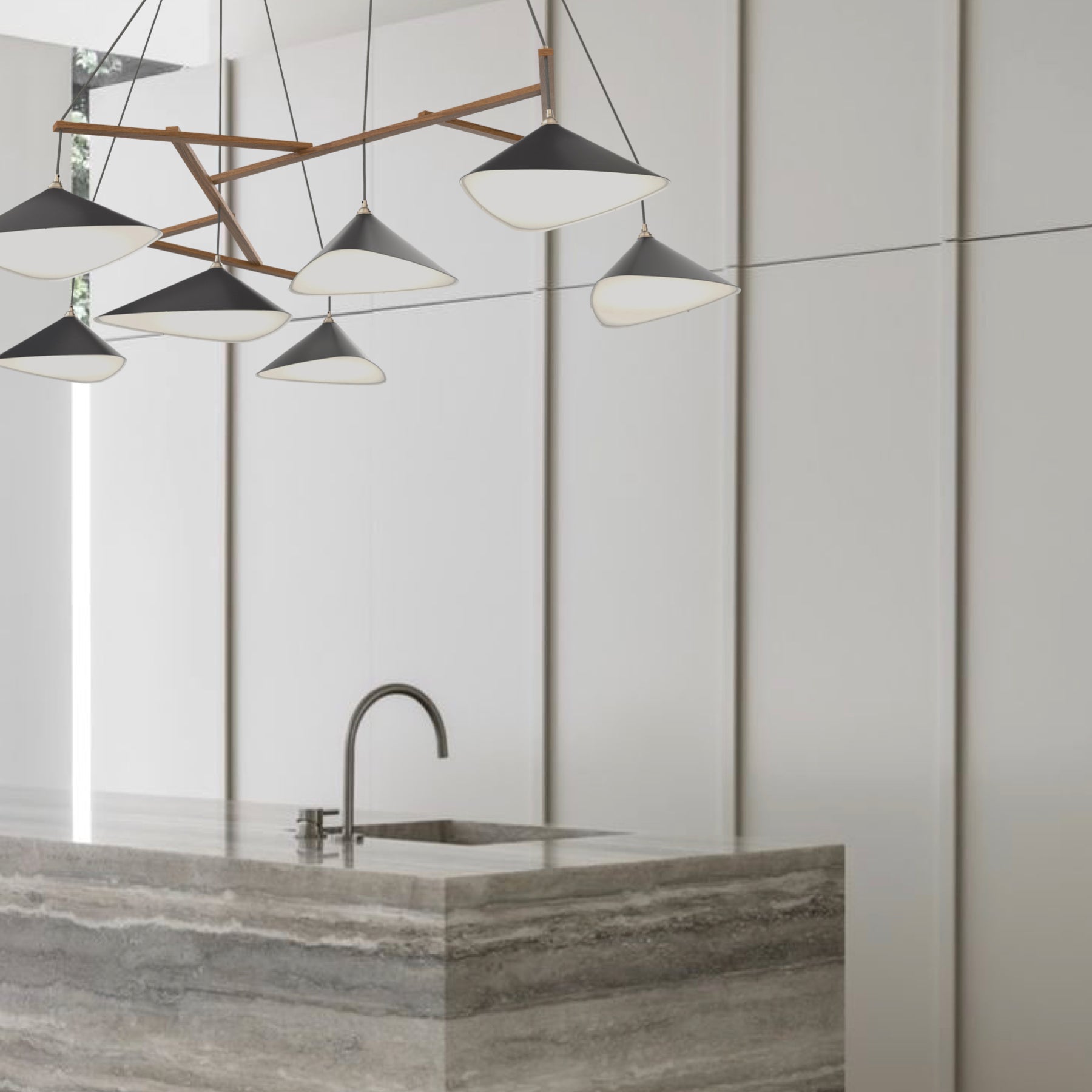 Emily Chandelier, Group of 7 - 7 Finish Options *Made-to-Order