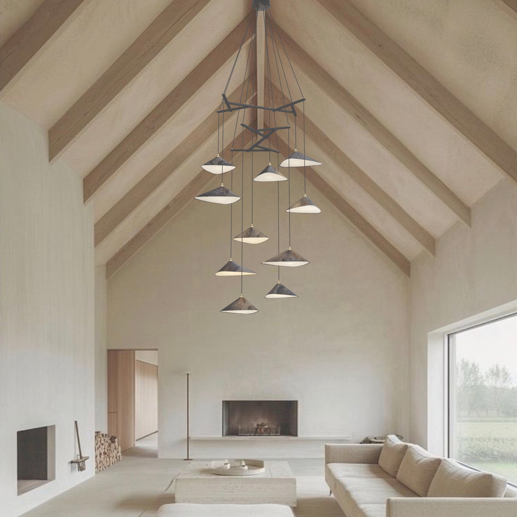 Emily Chandelier, V10 - 7 Finish Options *Made-to-order