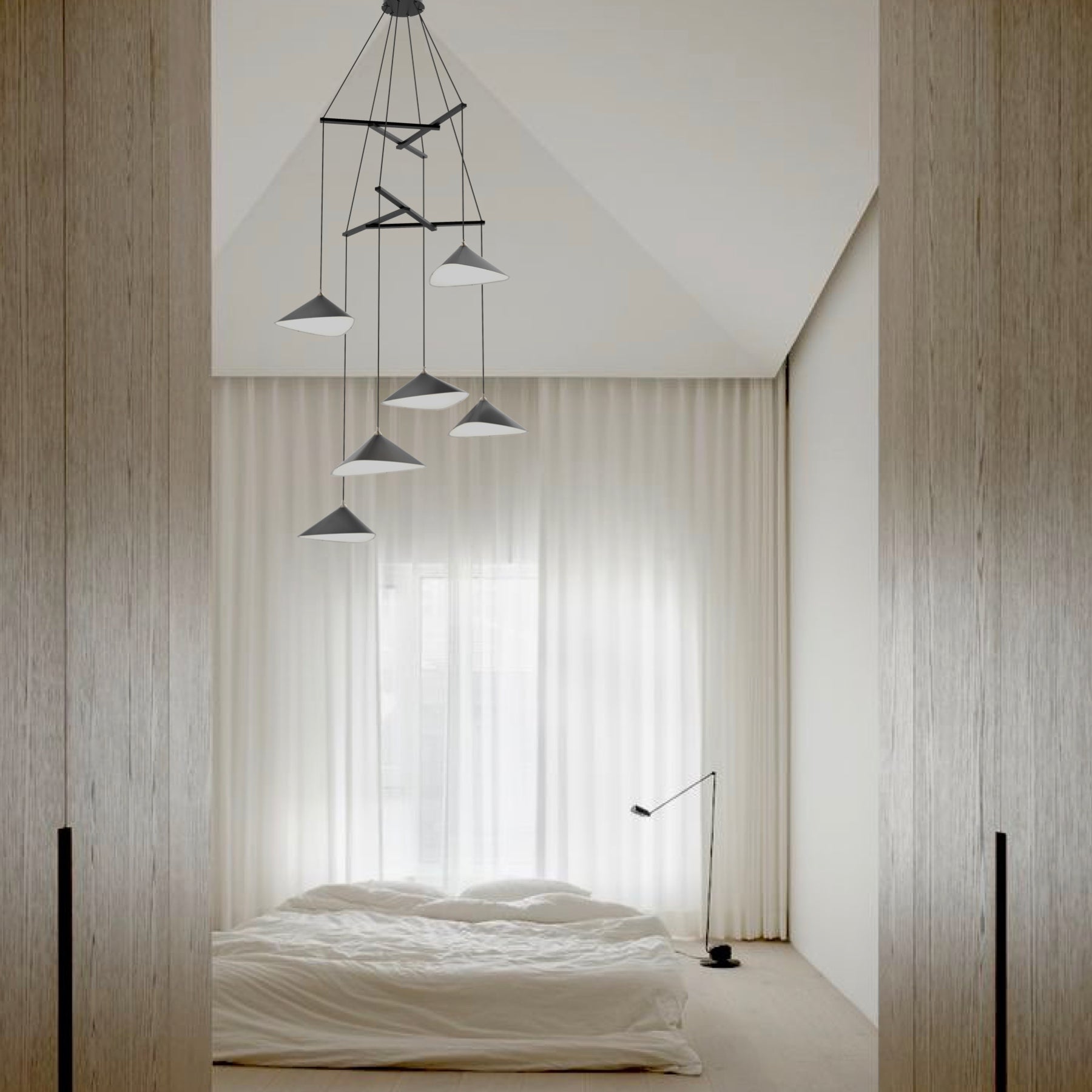 Emily Chandelier, V6 - 7 Finish Options *Made-to-Order