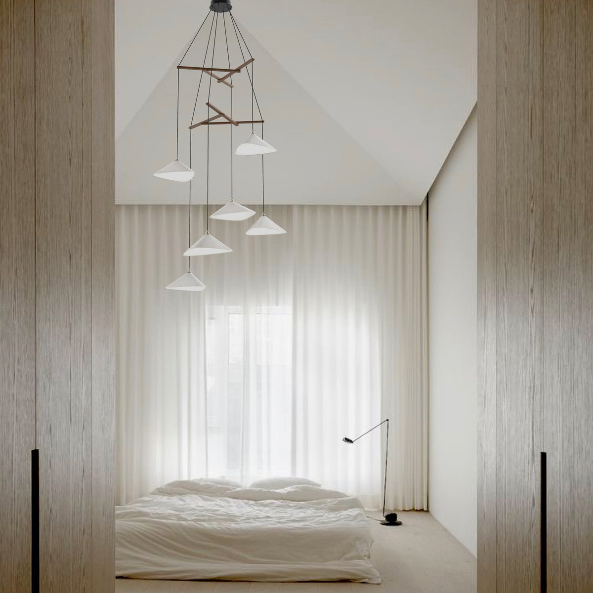 Emily Chandelier, V6 - 7 Finish Options *Made-to-Order